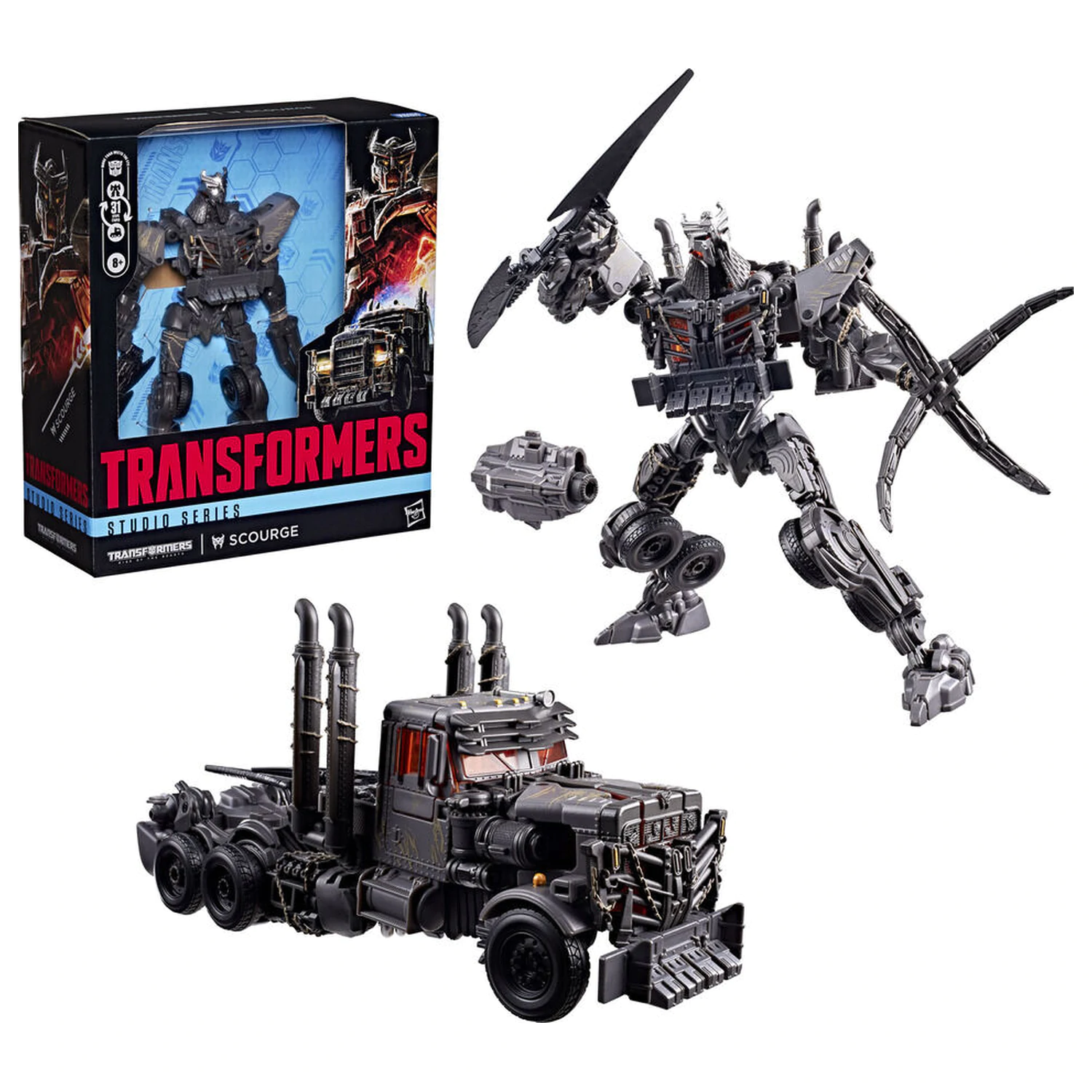 Transformers Rise Of The Beasts - Transformers Studio Series figurina Scourge 21.5cm poza produsului