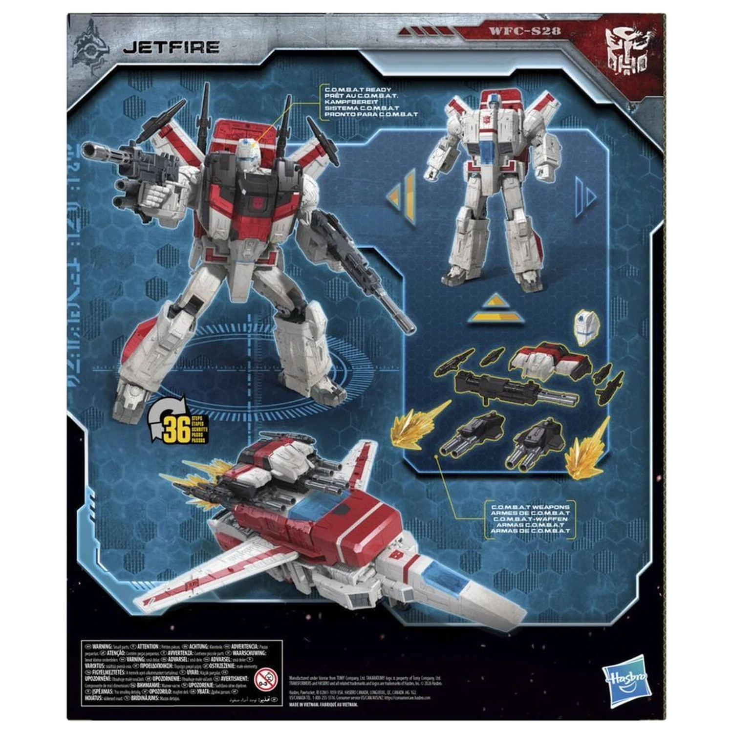 Figurina Transformers Siege War for Cybertron Jetfire 28cm poza produsului