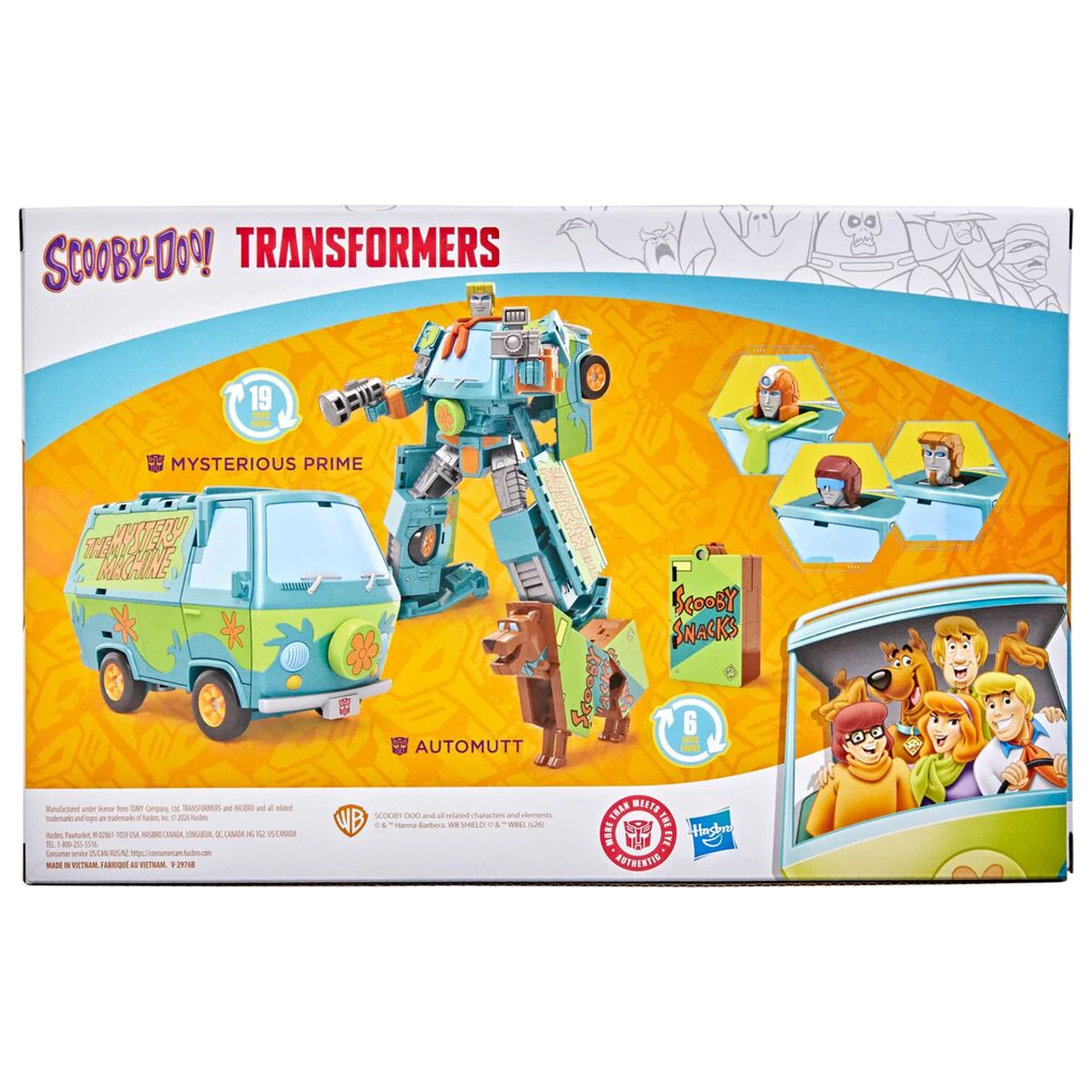 Transformers Sooby Doo set figuri 15cm poza produsului