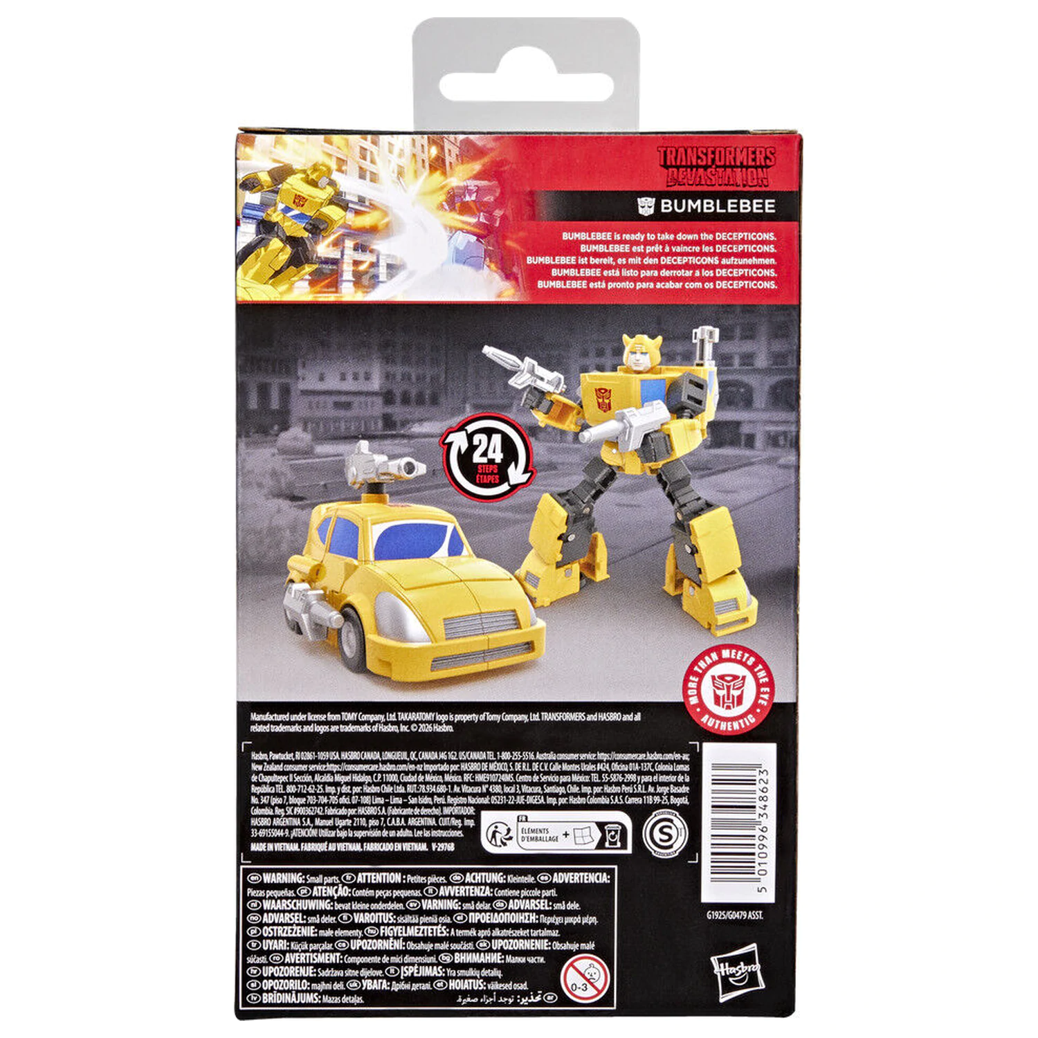 Transformers Studio Series - Transformers Devastation Deluxe Class figurina Bumblebee de 10,5 cm poza produsului