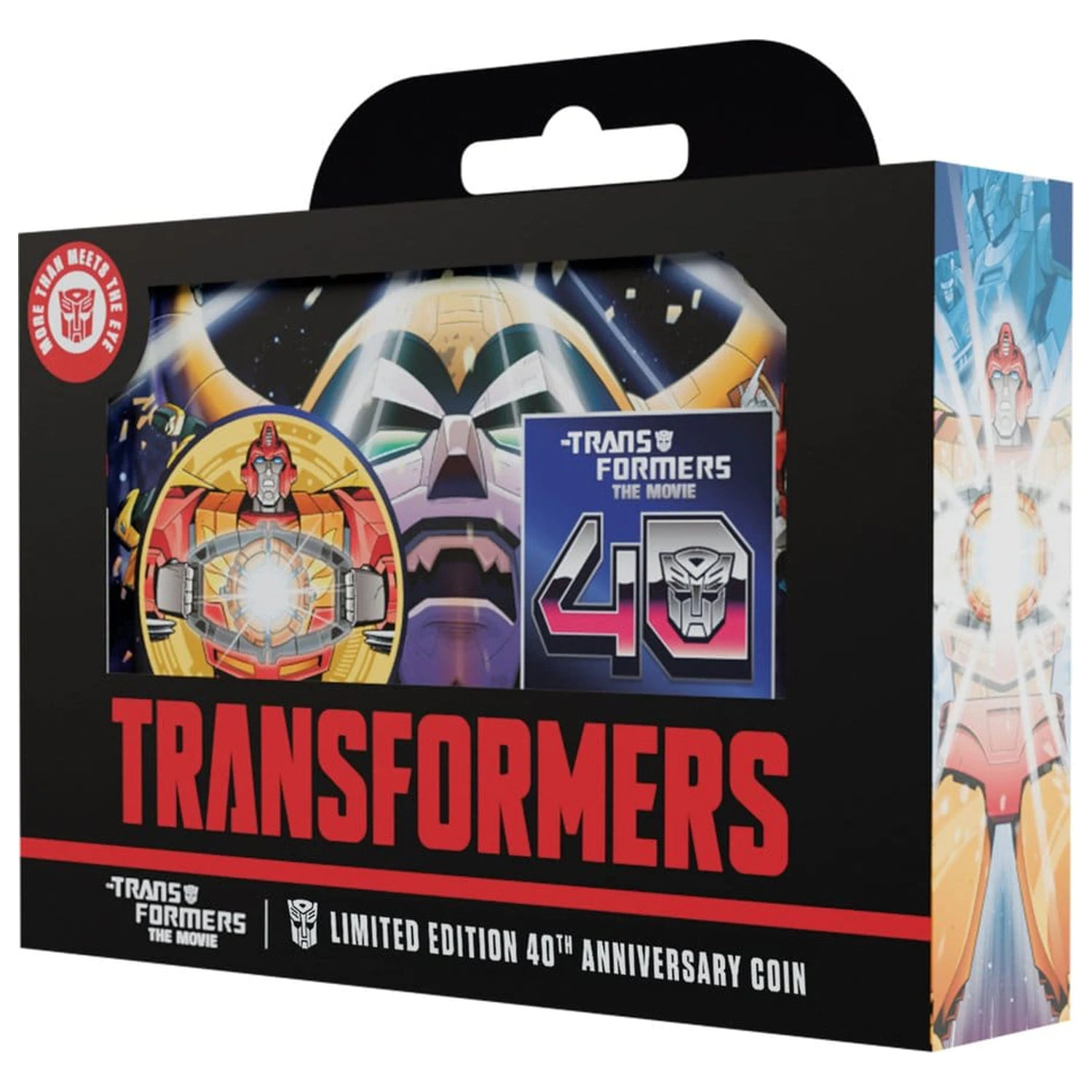 Transformers Collectable Moneda The Movie 40th Anniversary Editie Limitata Placata cu Aur de 24k poza produsului