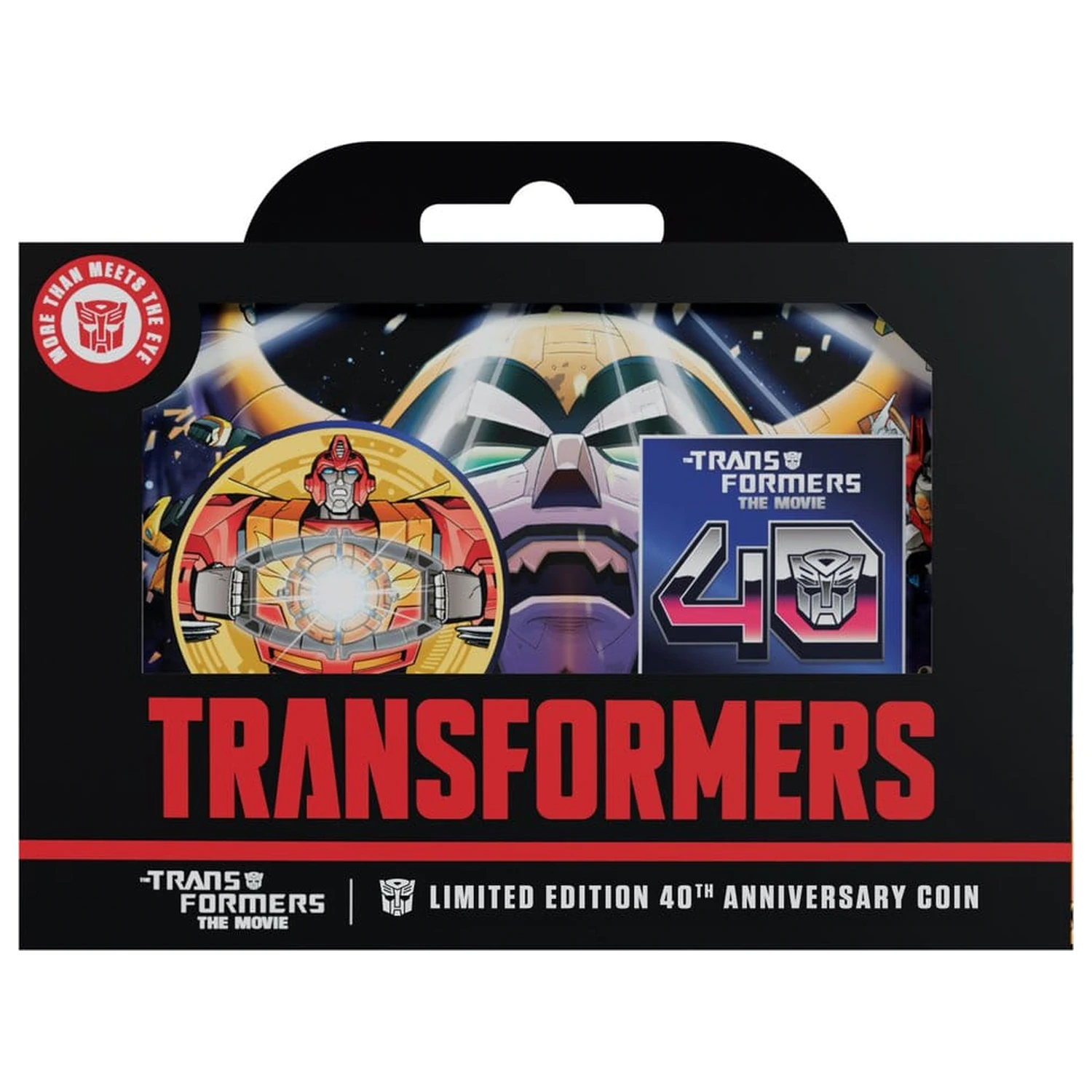 Transformers Collectable Moneda The Movie 40th Anniversary Editie Limitata Placata cu Aur de 24k poza produsului