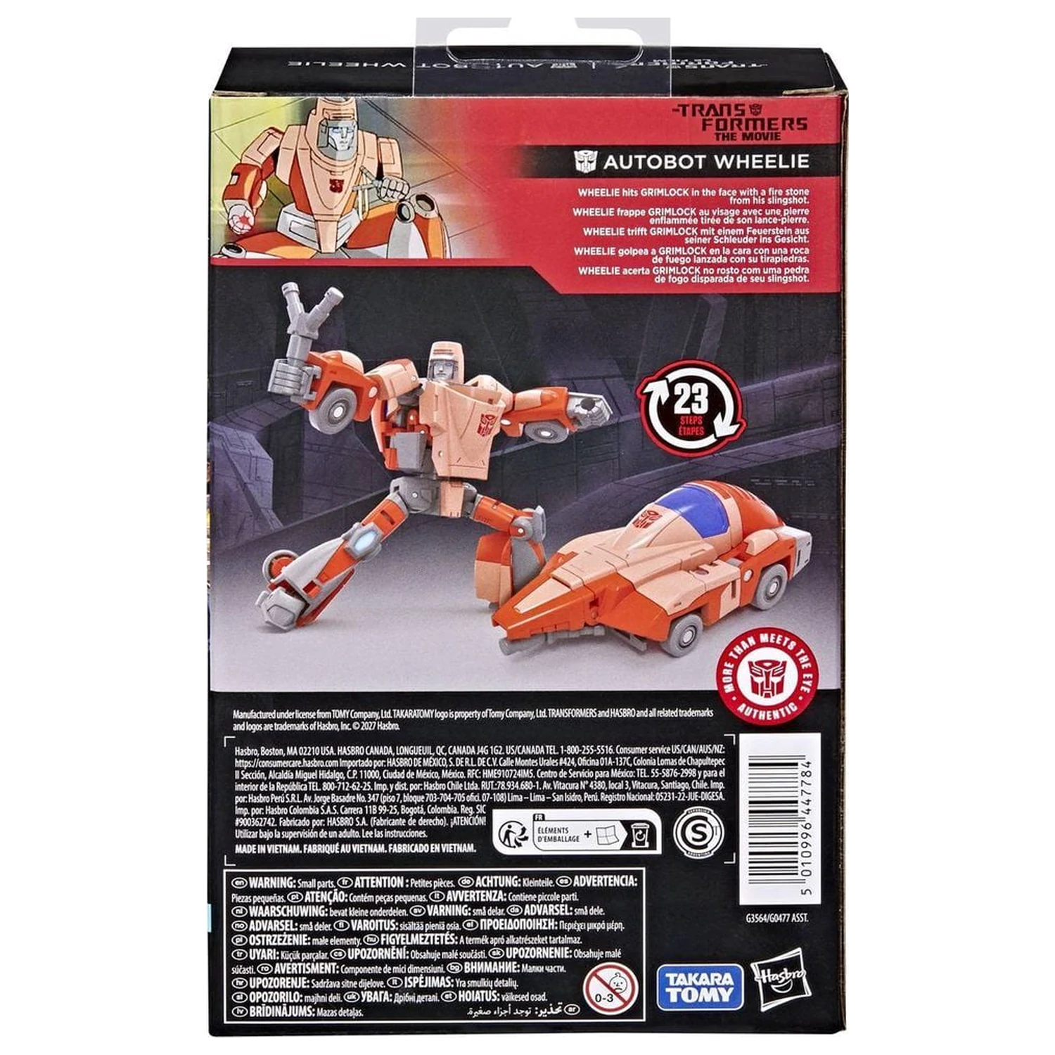 Figurina Transformers The Movie Autobot Wheelie 11,4 cm poza produsului