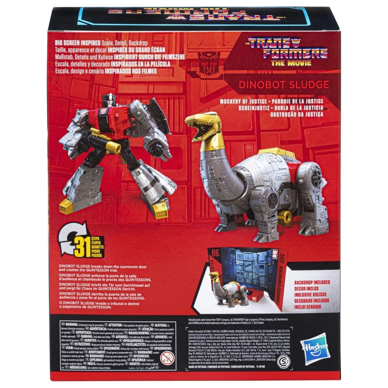 Figurina Transformers The Movie Dinobot Sludge 21,5 cm poza produsului