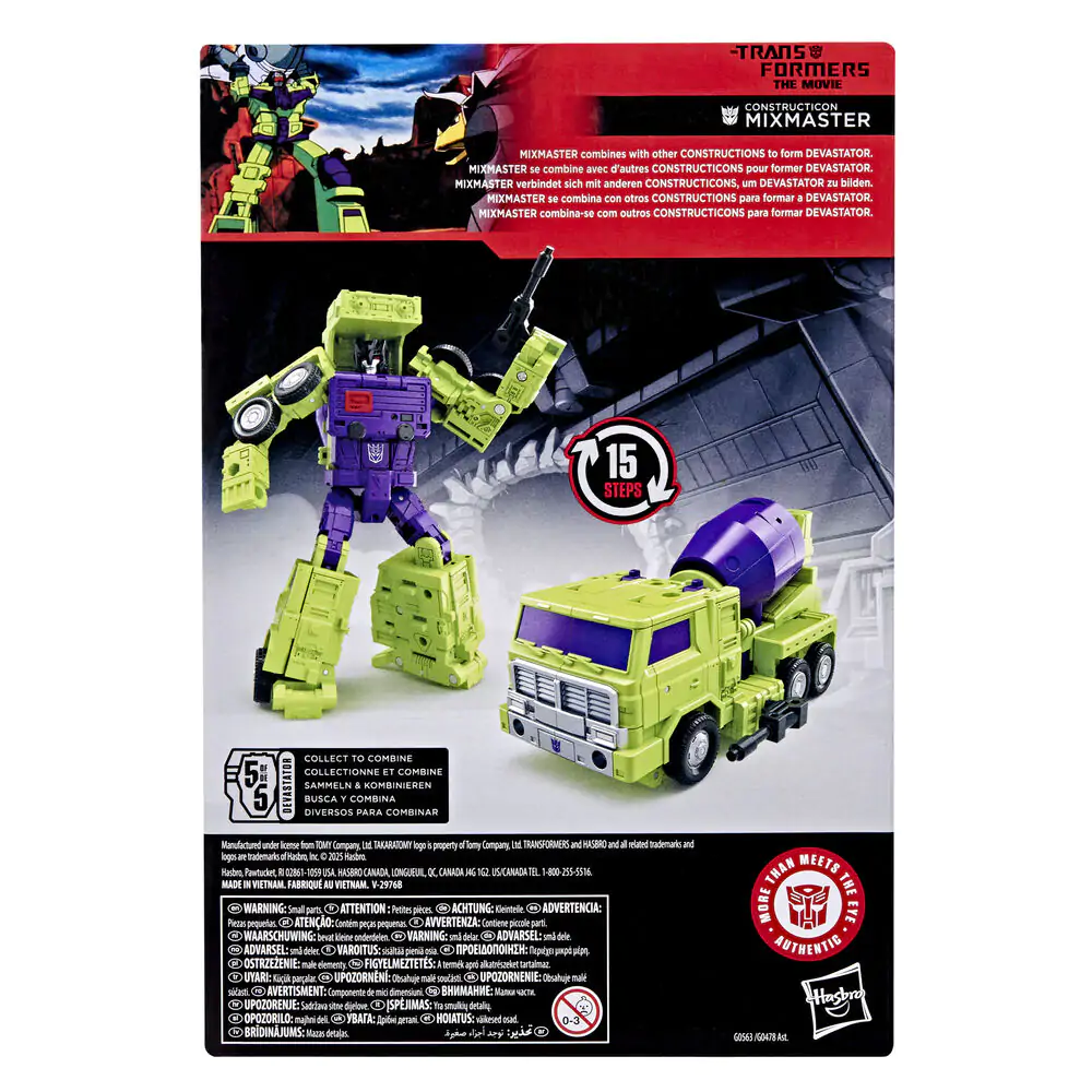 Transformers the Movie Studio Series Constructicon Mixmaster figurina 11,5cm poza produsului