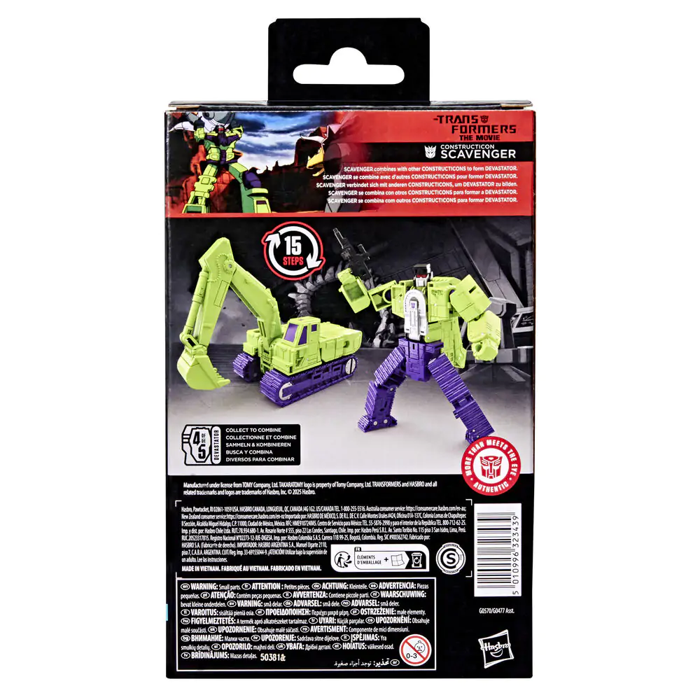 Transformers the Movie Studio Series Constructicon Scavenger figurina 11,5cm poza produsului