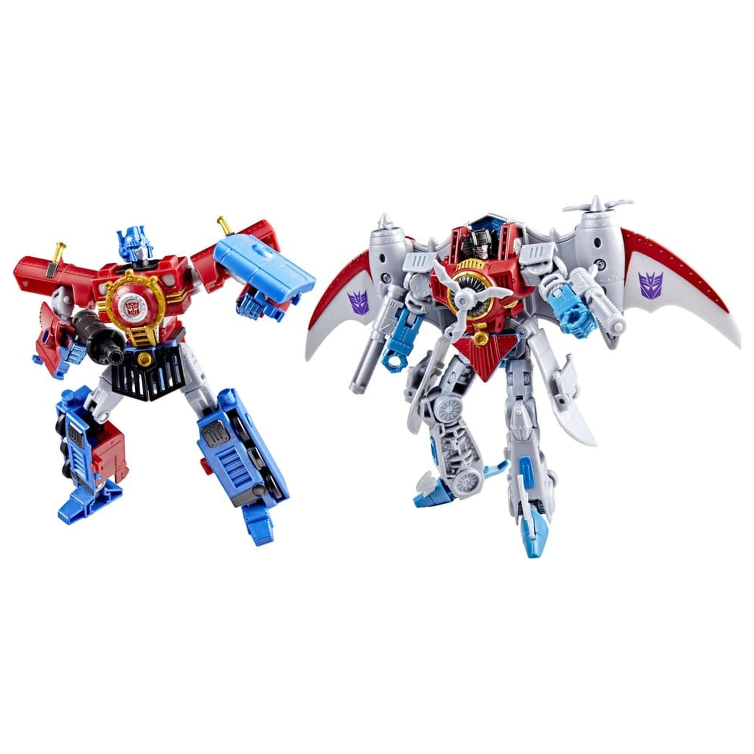 Transformers Timelines Hearts of Steel Comic Edition Figurine de actiune Optimus Prime si Starscream 14 cm poza produsului