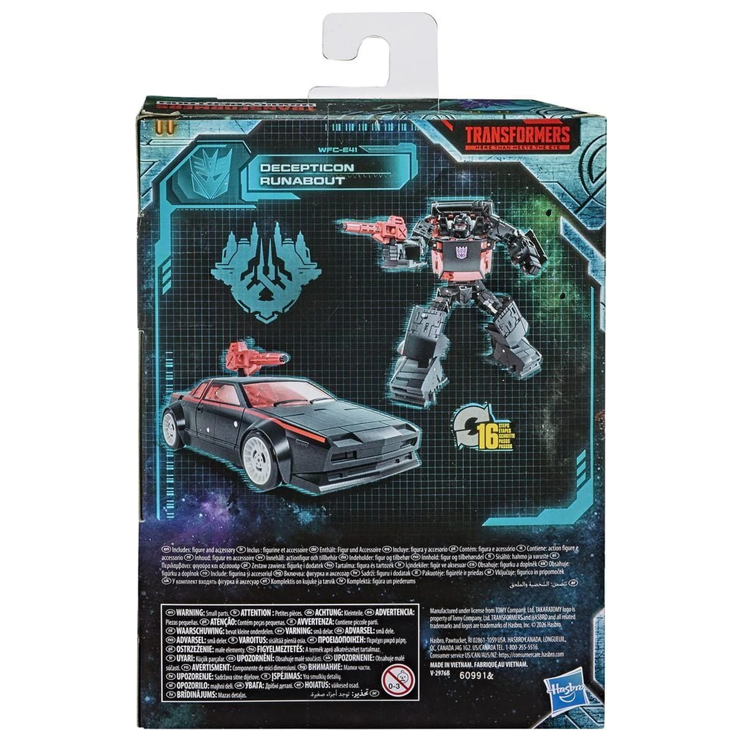 Transformers - Transformers Earthrise War For Cybertron Trilogy Decepticon Ronabout figurina 14cm poza produsului