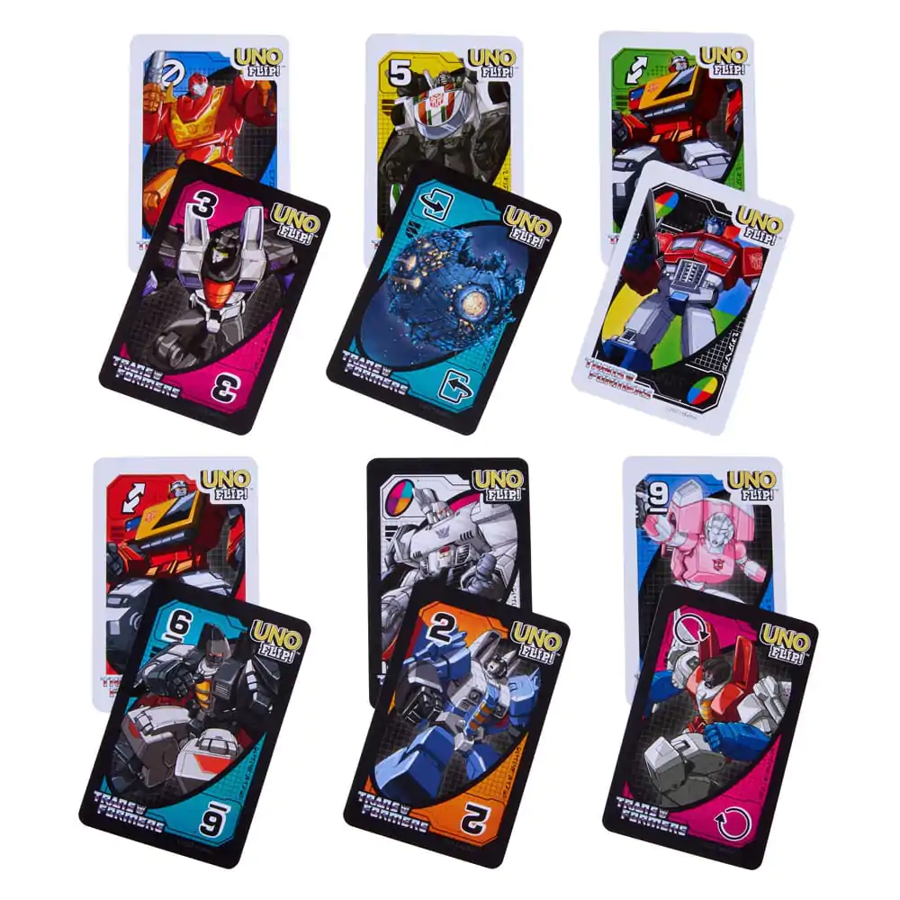Transformers UNO Flip! Joc de cărți poza produsului