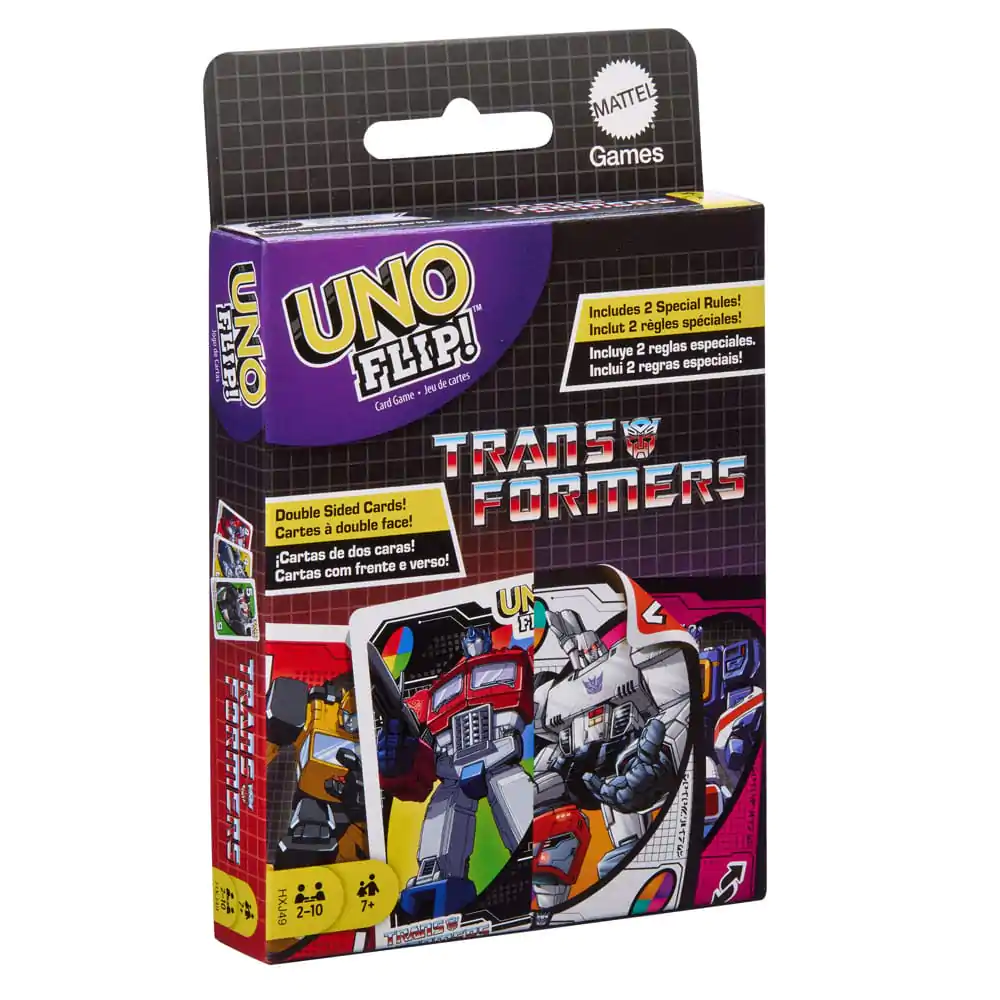 Transformers UNO Flip! Joc de cărți poza produsului