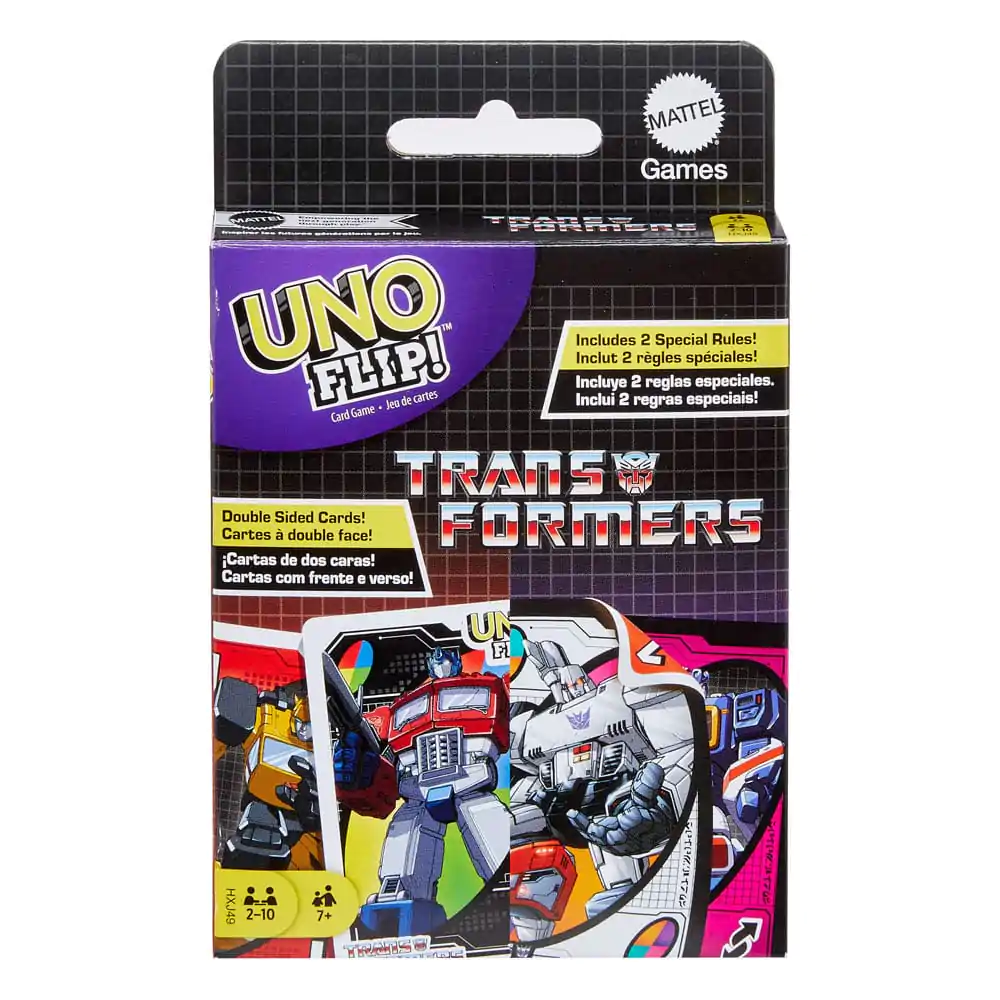 Transformers UNO Flip! Joc de cărți poza produsului