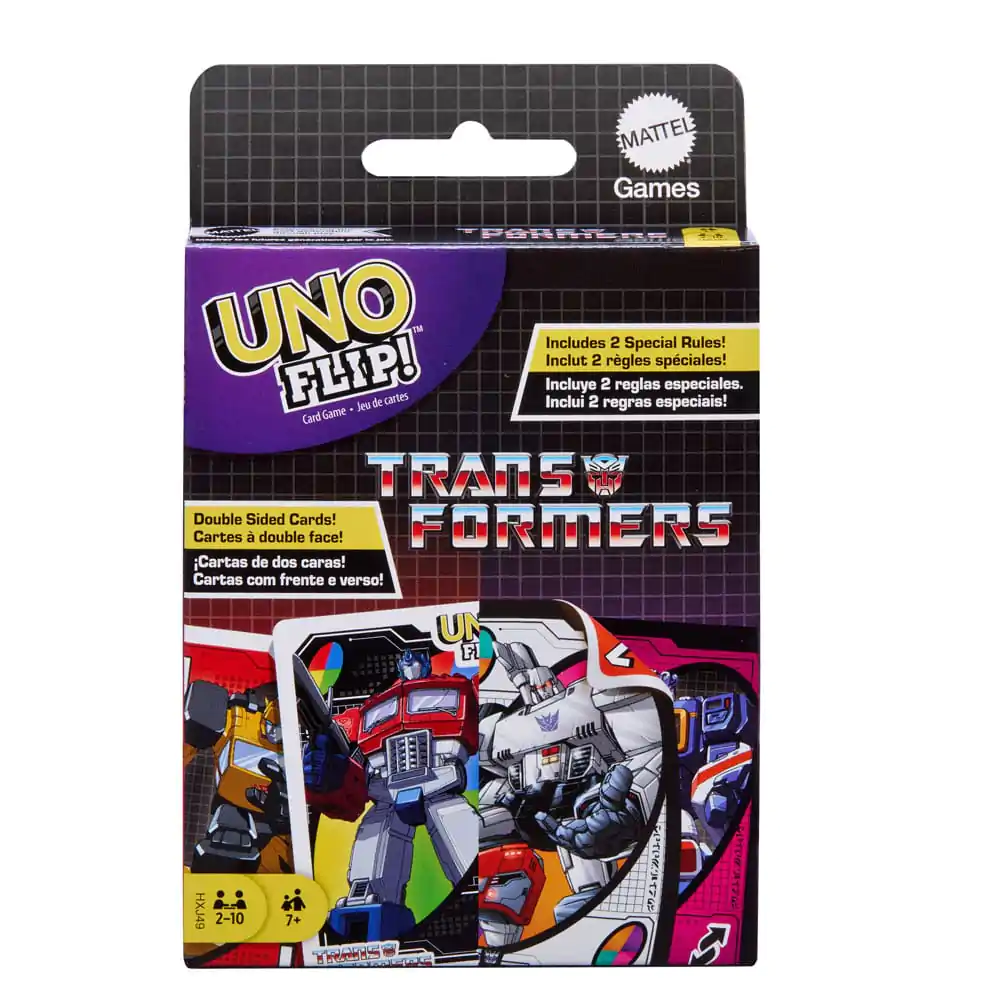 Transformers UNO Flip! Joc de cărți poza produsului