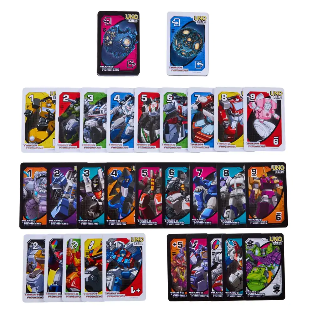 Transformers UNO Flip! Joc de cărți poza produsului