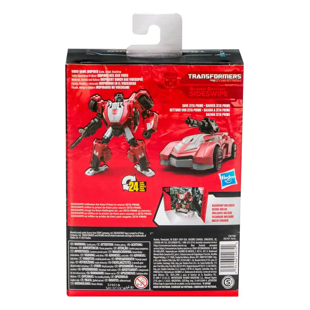 Transformers: War for Cybertron Studio Series Deluxe Class figurina de actiune Gamer Edition Sideswipe 11 cm poza produsului