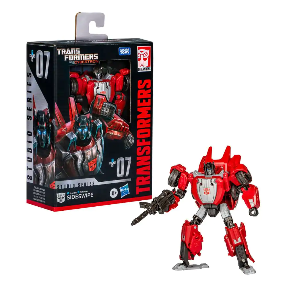 Transformers: War for Cybertron Studio Series Deluxe Class figurina de actiune Gamer Edition Sideswipe 11 cm poza produsului