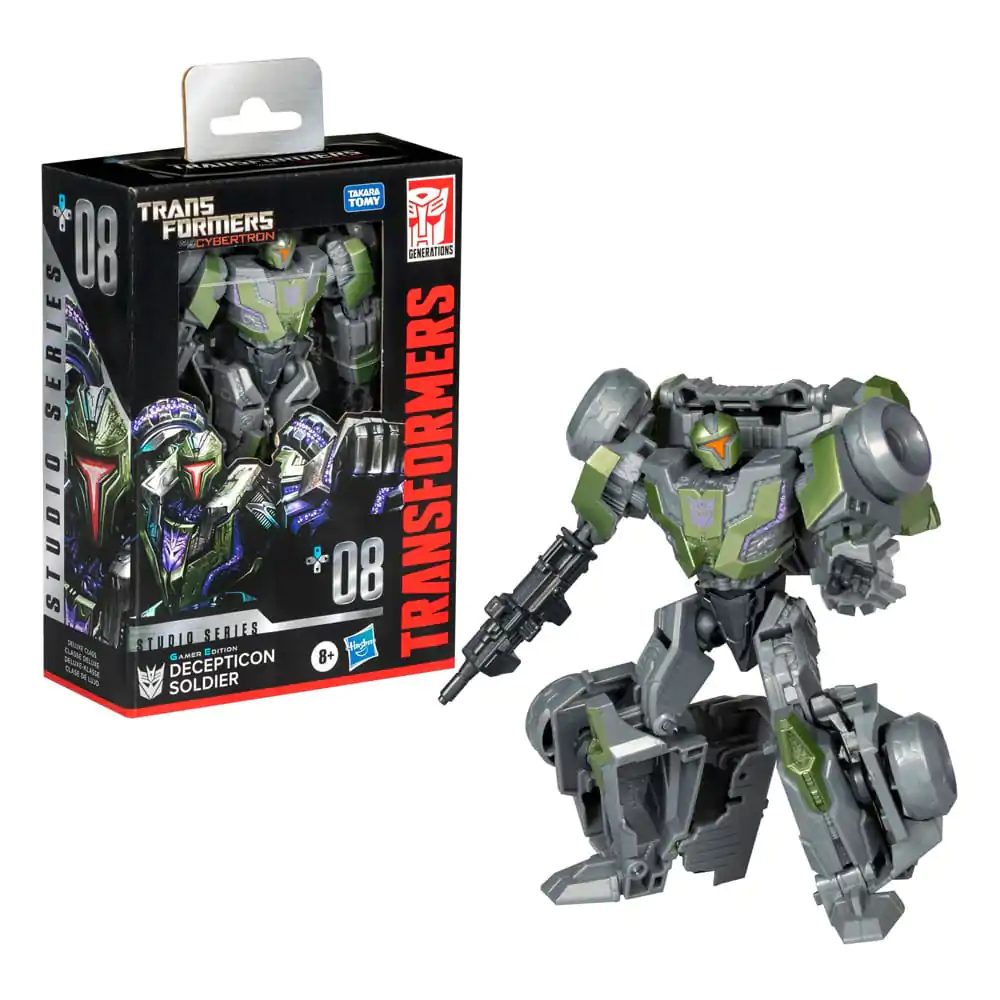 Transformers: War for Cybertron Studio Series Figurina de acțiune Clasa Deluxe Gamer Edition Sideswipe 11 cm poza produsului