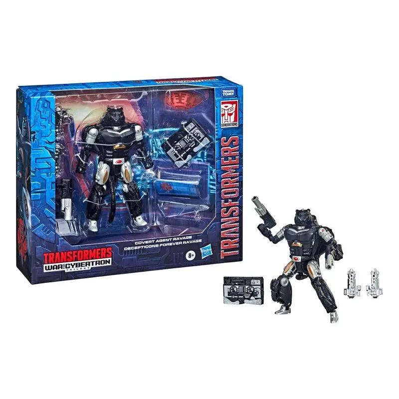 Beast Wars: Transformers WFC Figurine de Acțiune Deluxe Agent Secret Ravage & Decepticon Forever Ravage poza produsului