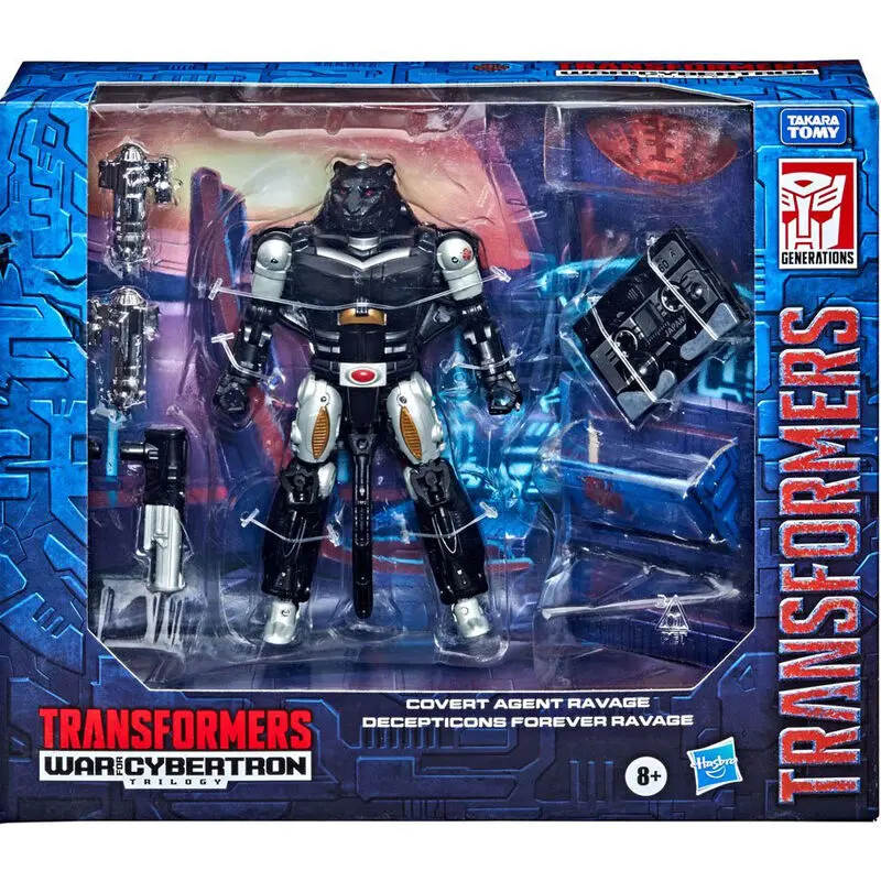 Beast Wars: Transformers WFC Figurine de Acțiune Deluxe Agent Secret Ravage & Decepticon Forever Ravage poza produsului