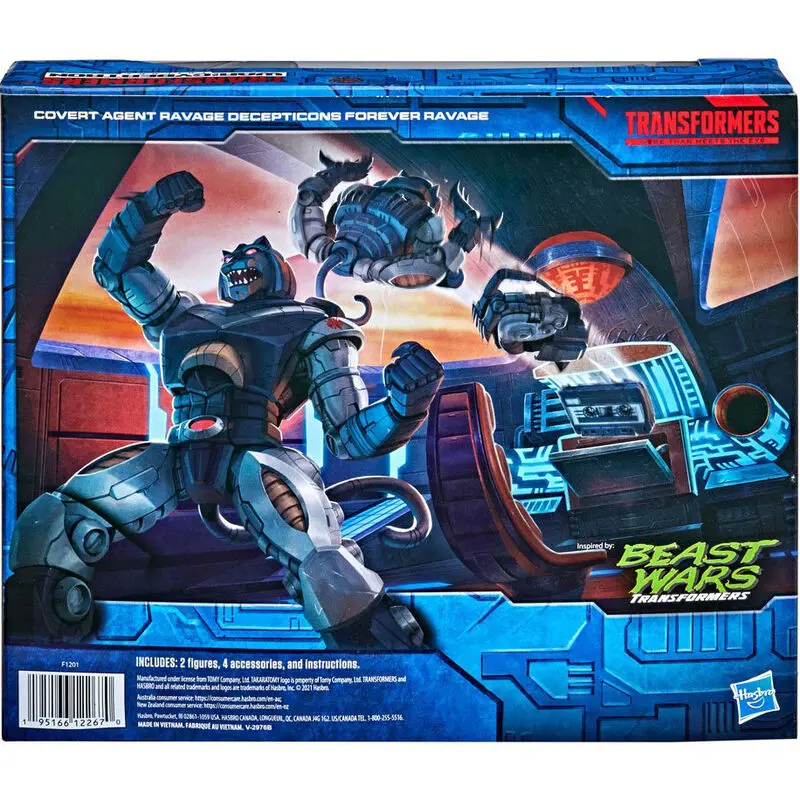 Beast Wars: Transformers WFC Figurine de Acțiune Deluxe Agent Secret Ravage & Decepticon Forever Ravage poza produsului