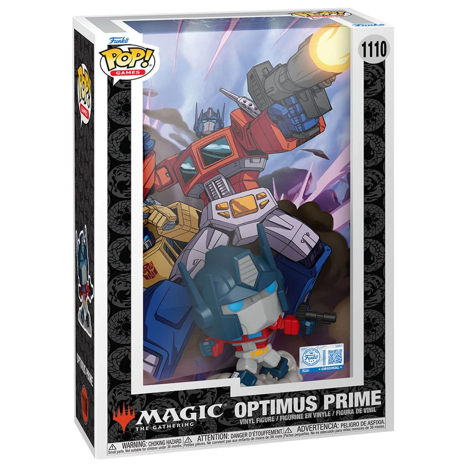 Transformers X MTG Funko POP! Comic Covers Figurina de vinil Optimus Prime (Magic the Gathering) poza produsului