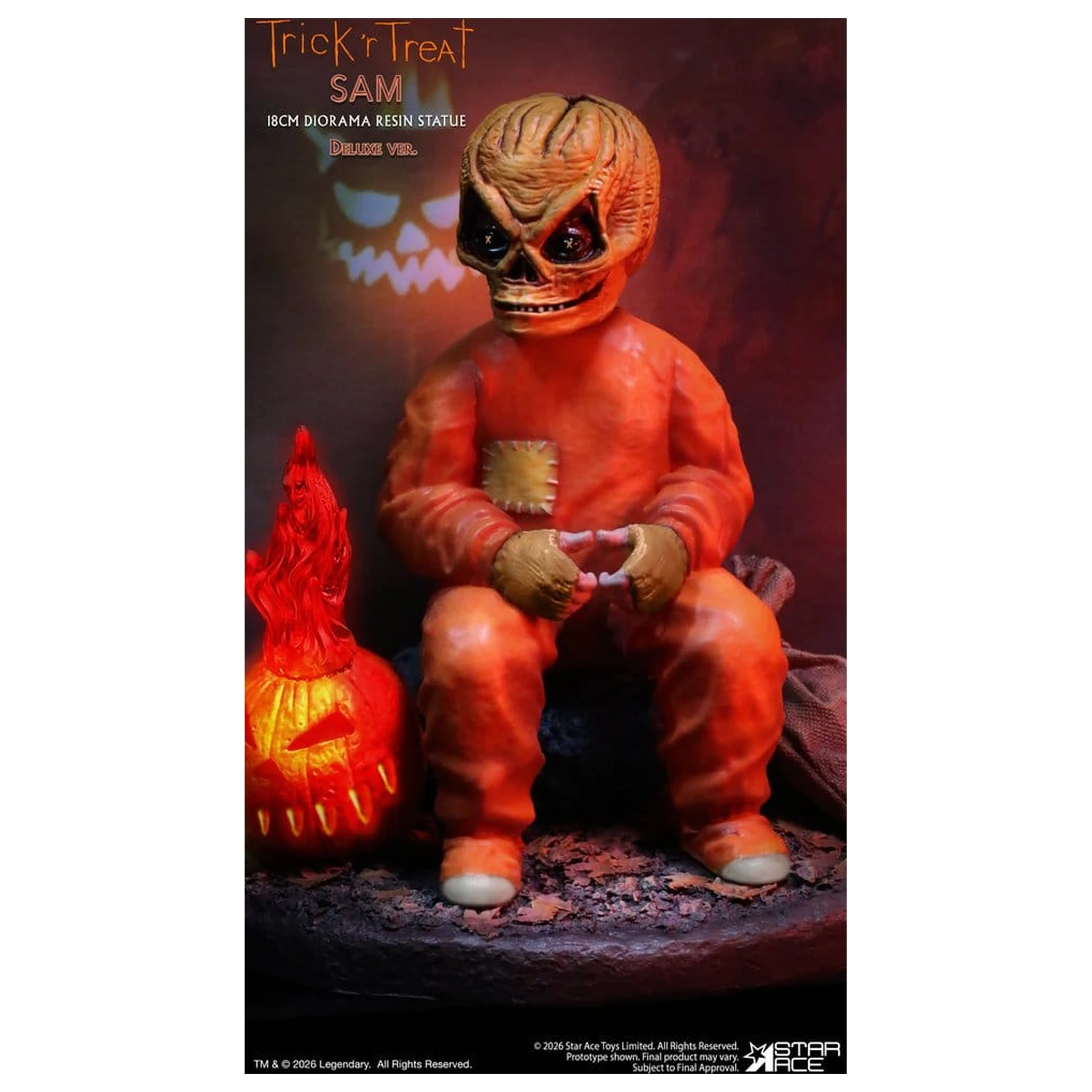 Trick R Treat Diorama Statuie din rasina Sam DX 18 cm poza produsului