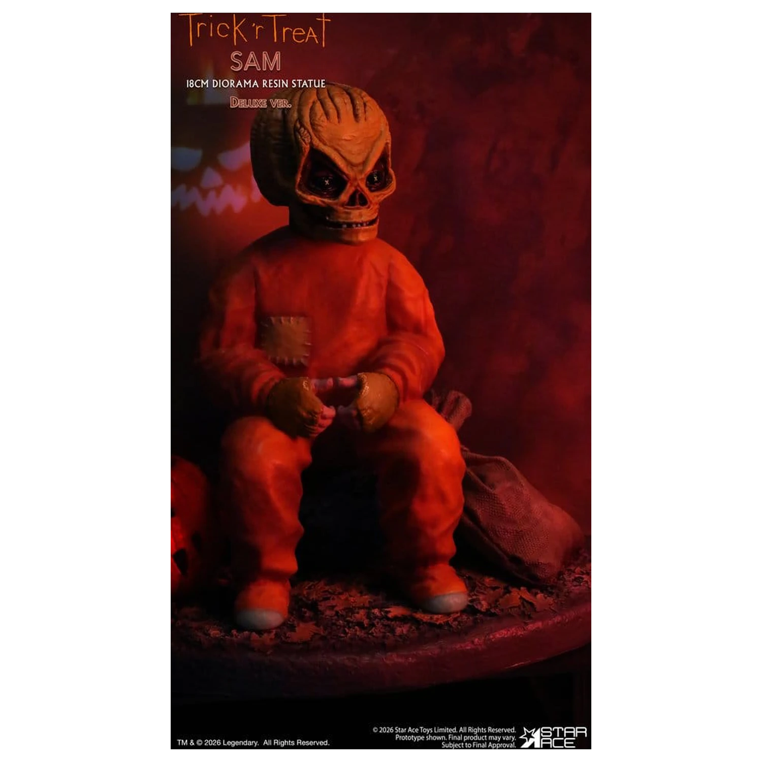 Trick R Treat Diorama Statuie din rasina Sam DX 18 cm poza produsului