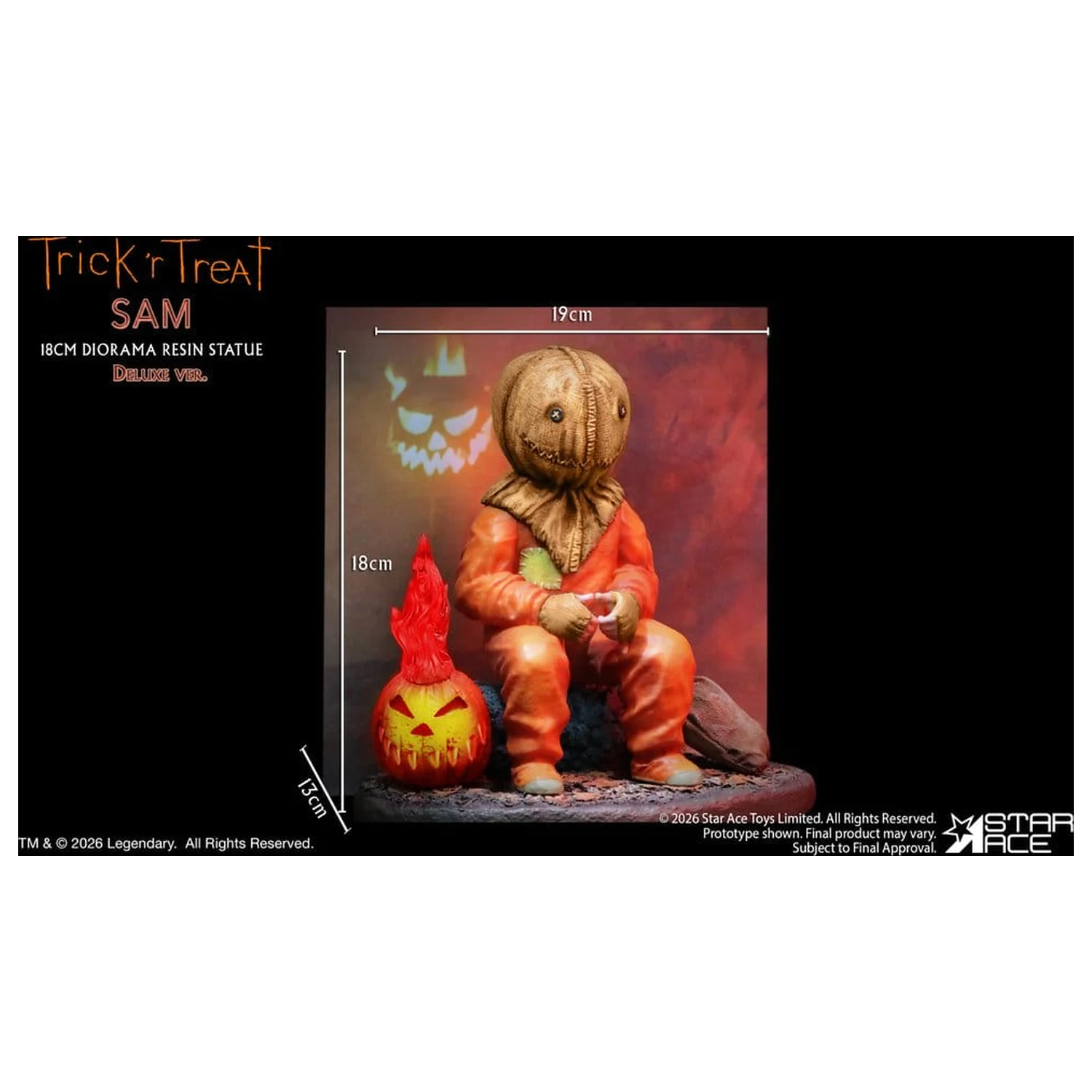 Trick R Treat Diorama Statuie din rasina Sam DX 18 cm poza produsului