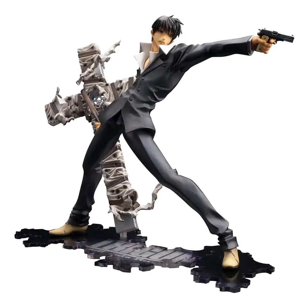 Trigun Badlands Rumble ARTFX J Statuie 1/8 Nicholas D. Wolfwood Renewal Package Version 20 cm poza produsului