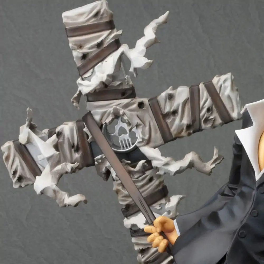 Trigun Badlands Rumble ARTFX J Statuie 1/8 Nicholas D. Wolfwood Renewal Package Version 20 cm poza produsului