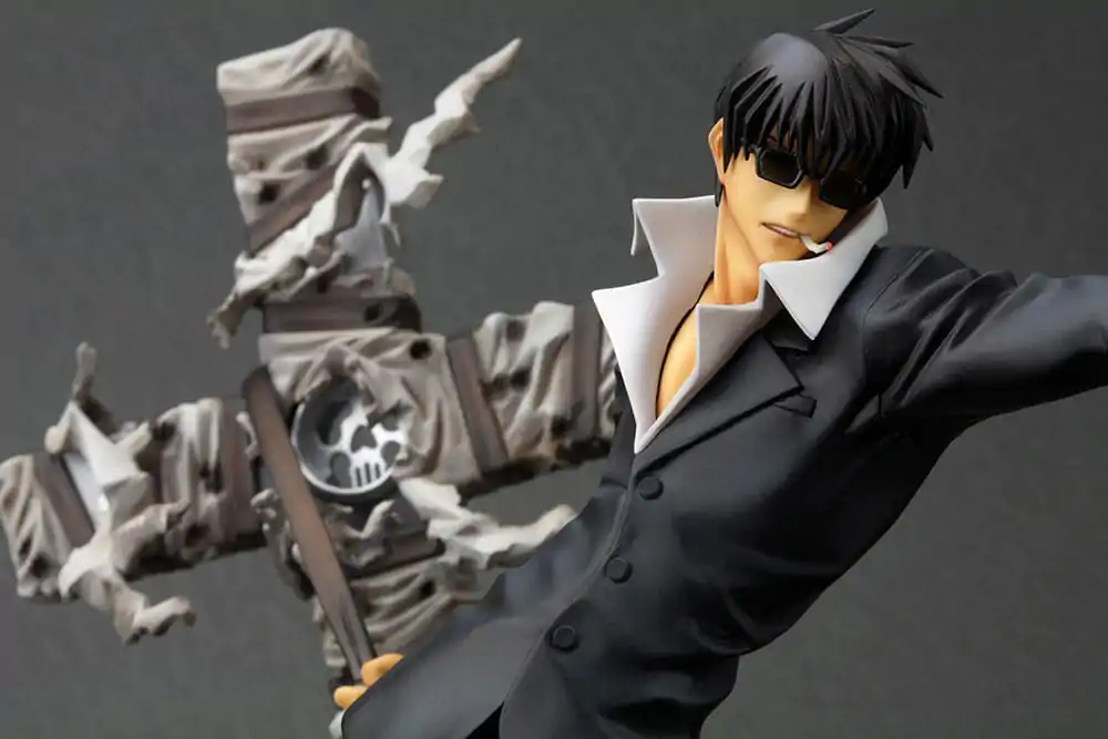 Trigun Badlands Rumble ARTFX J Statuie 1/8 Nicholas D. Wolfwood Renewal Package Version 20 cm poza produsului