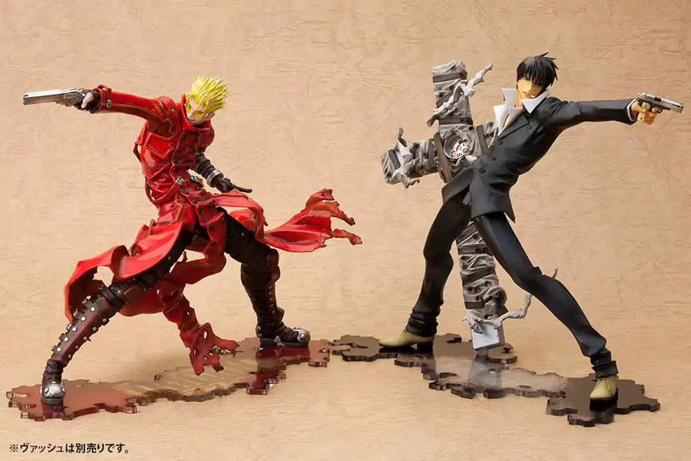 Trigun Badlands Rumble ARTFX J Statuie 1/8 Nicholas D. Wolfwood Renewal Package Version 20 cm poza produsului