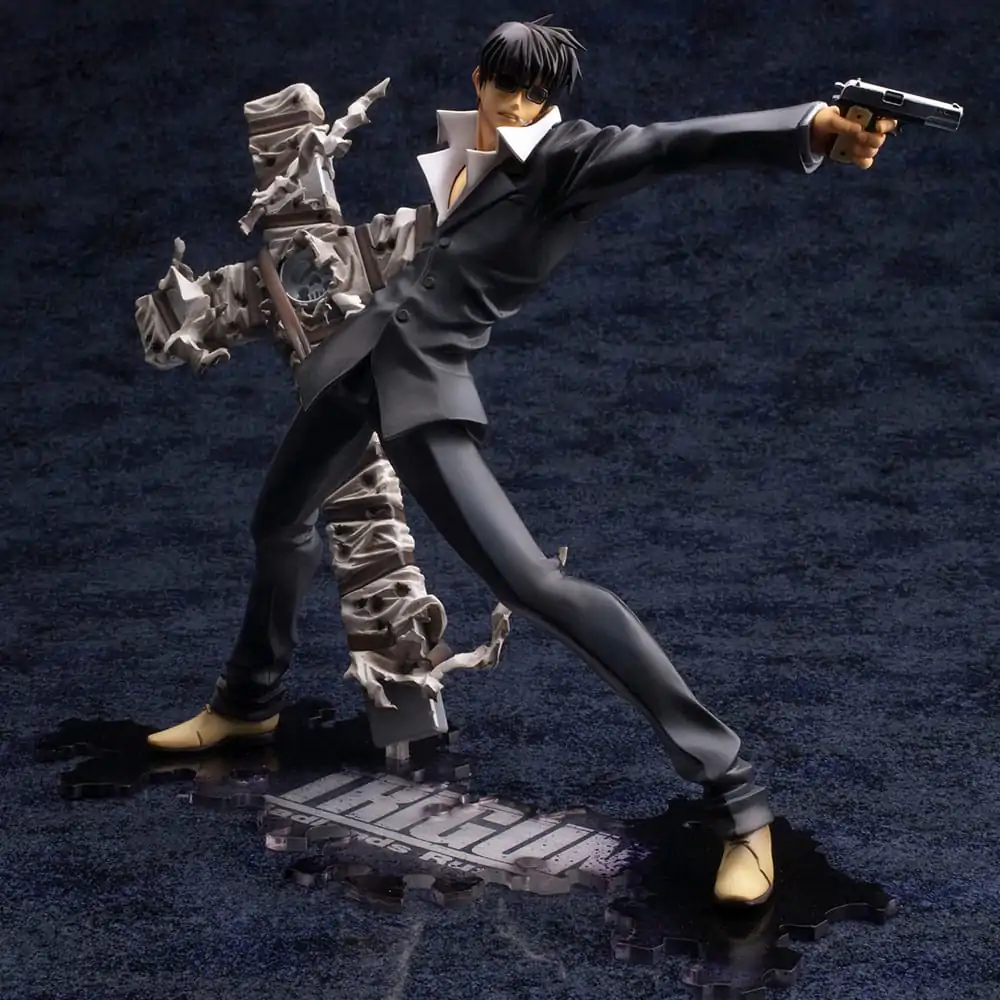 Trigun Badlands Rumble ARTFX J Statuie 1/8 Nicholas D. Wolfwood Renewal Package Version 20 cm poza produsului