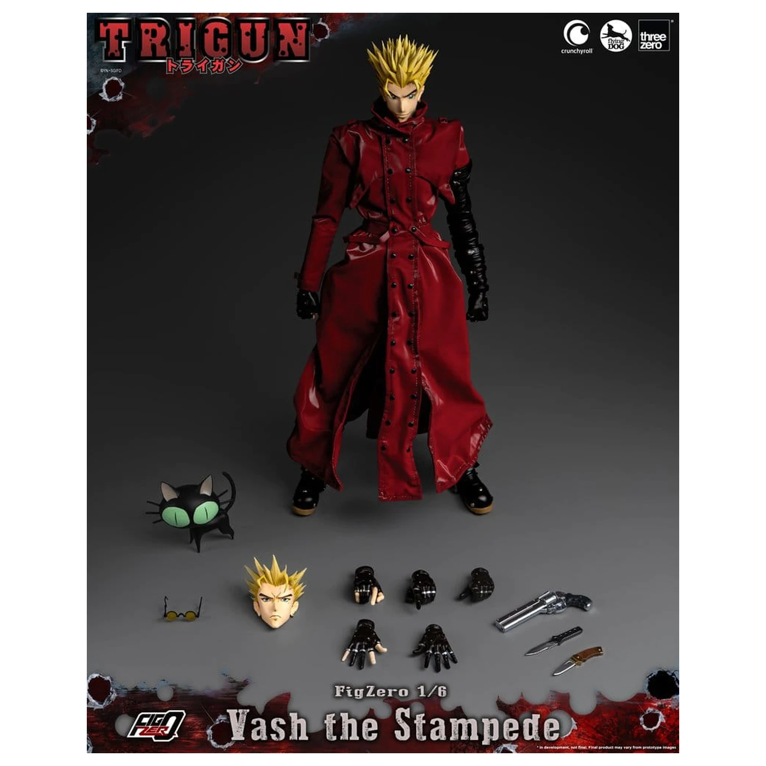 Figurina de actiune Trigun FigZero 1/6 Vash the Stampede 31 cm poza produsului
