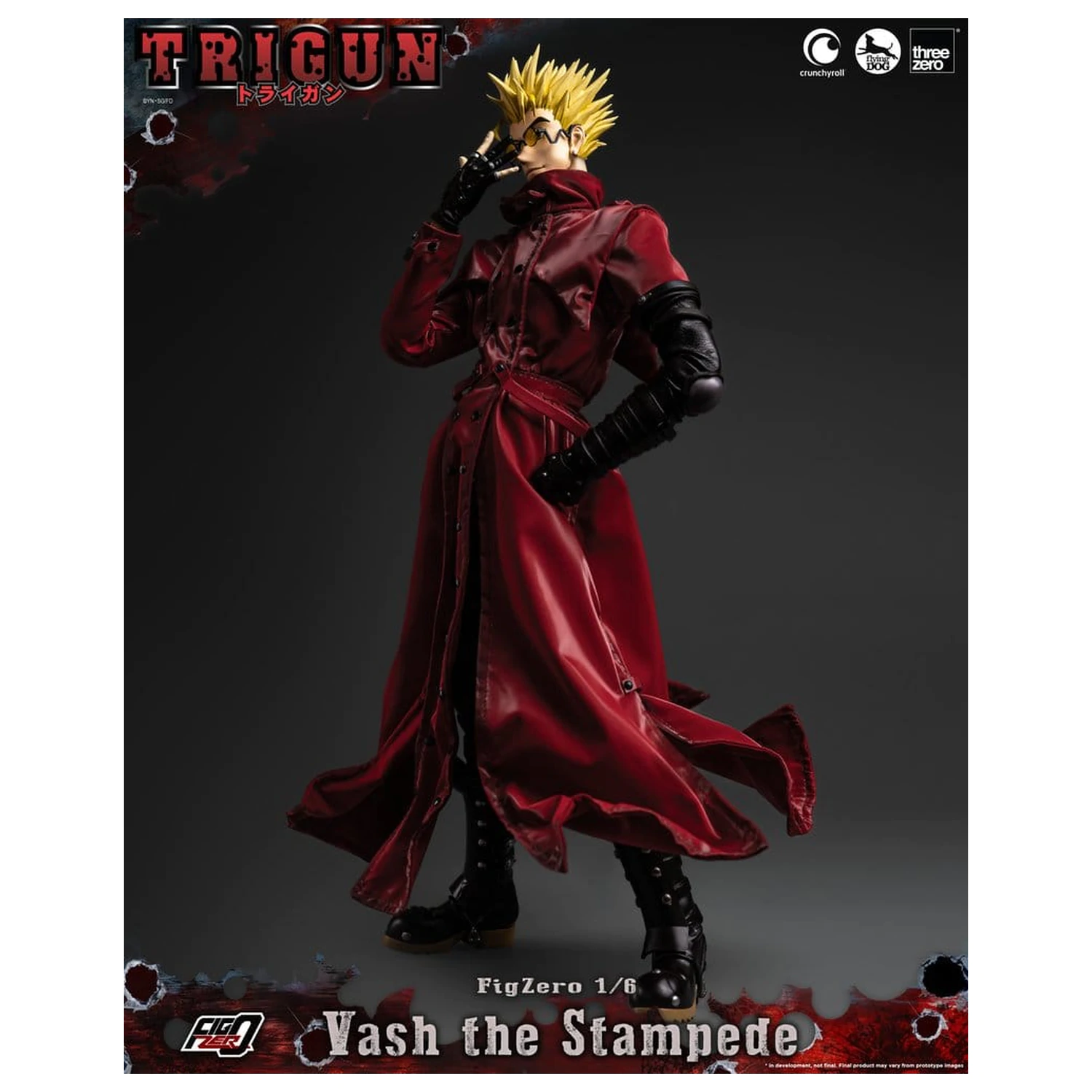 Figurina de actiune Trigun FigZero 1/6 Vash the Stampede 31 cm poza produsului