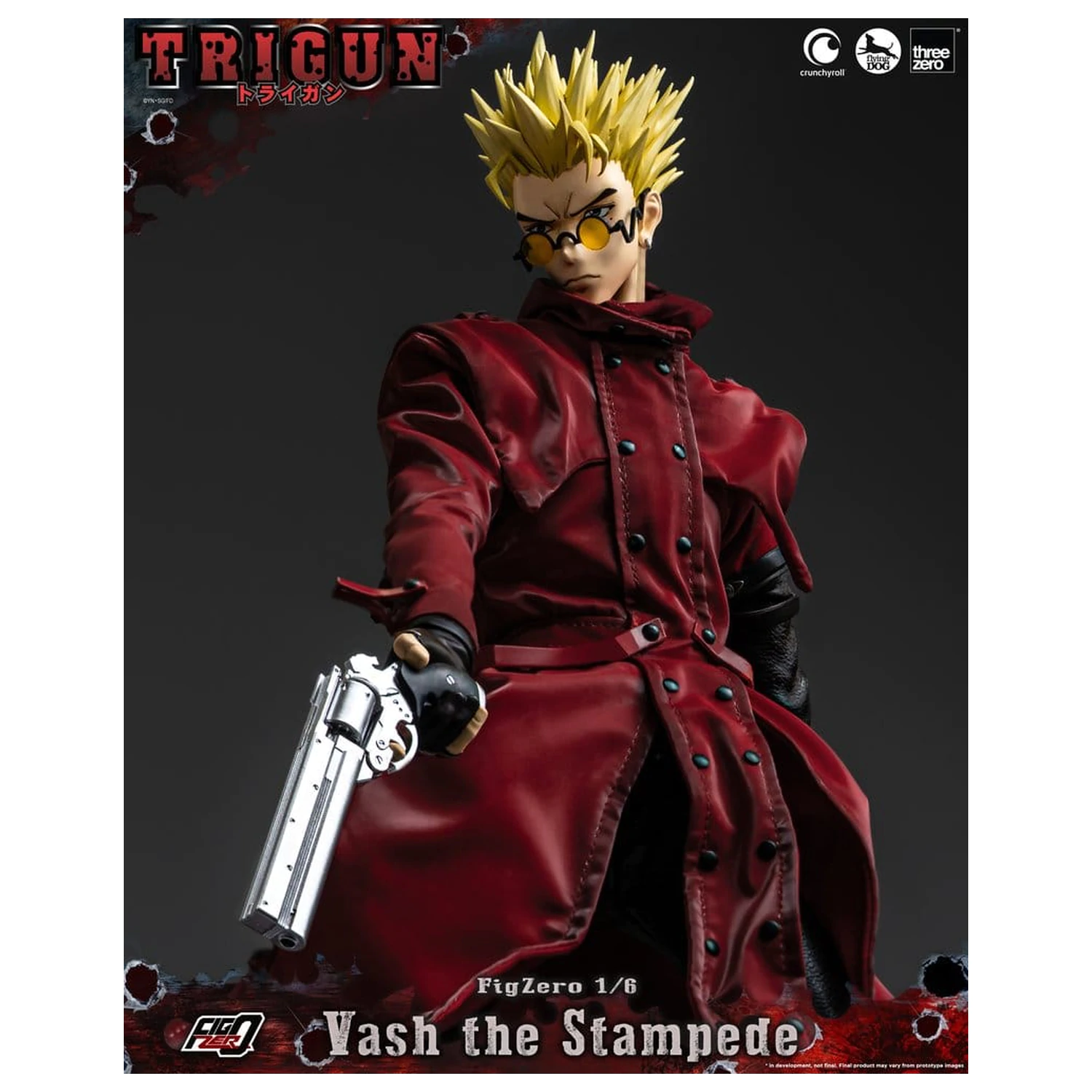 Figurina de actiune Trigun FigZero 1/6 Vash the Stampede 31 cm poza produsului