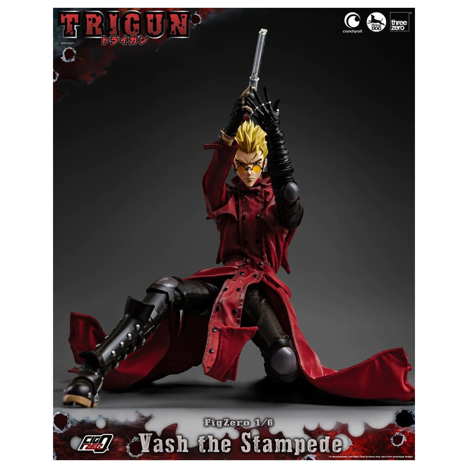 Figurina de actiune Trigun FigZero 1/6 Vash the Stampede 31 cm poza produsului
