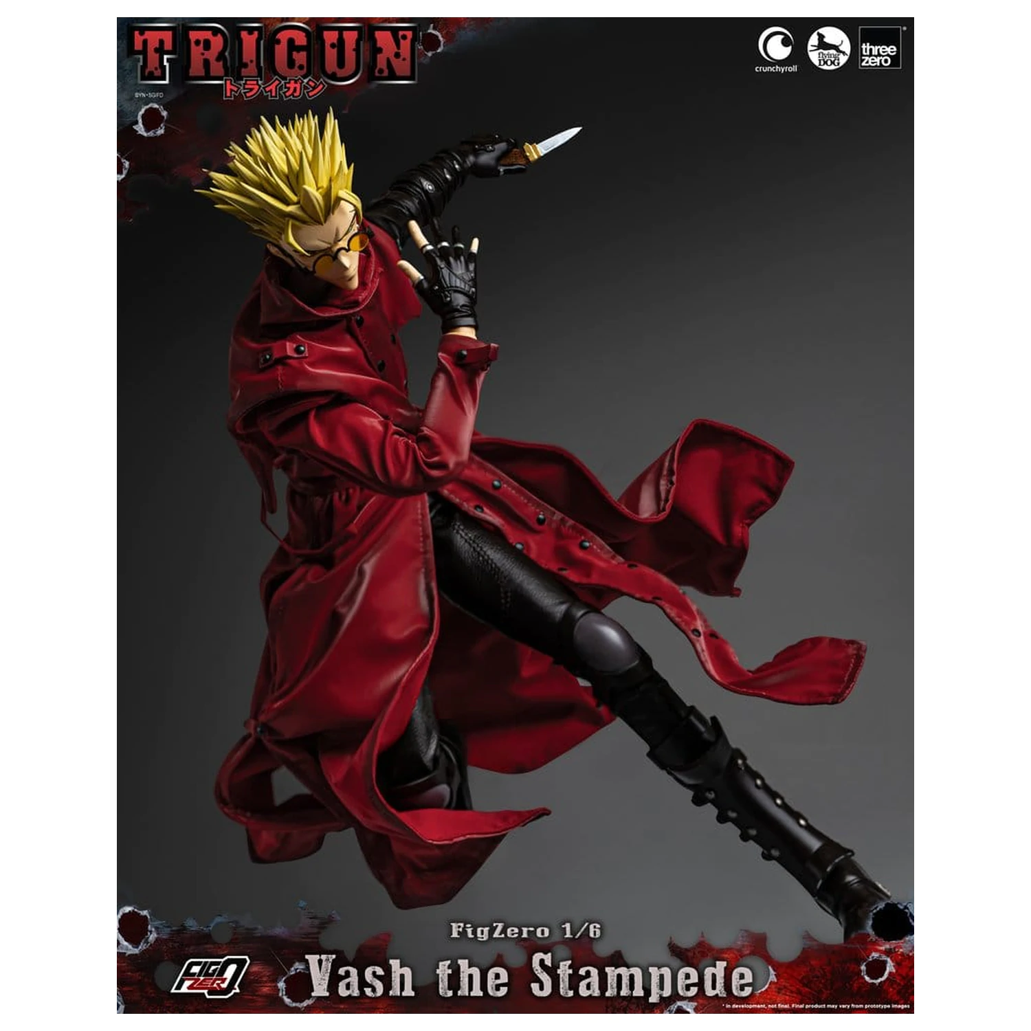 Figurina de actiune Trigun FigZero 1/6 Vash the Stampede 31 cm poza produsului