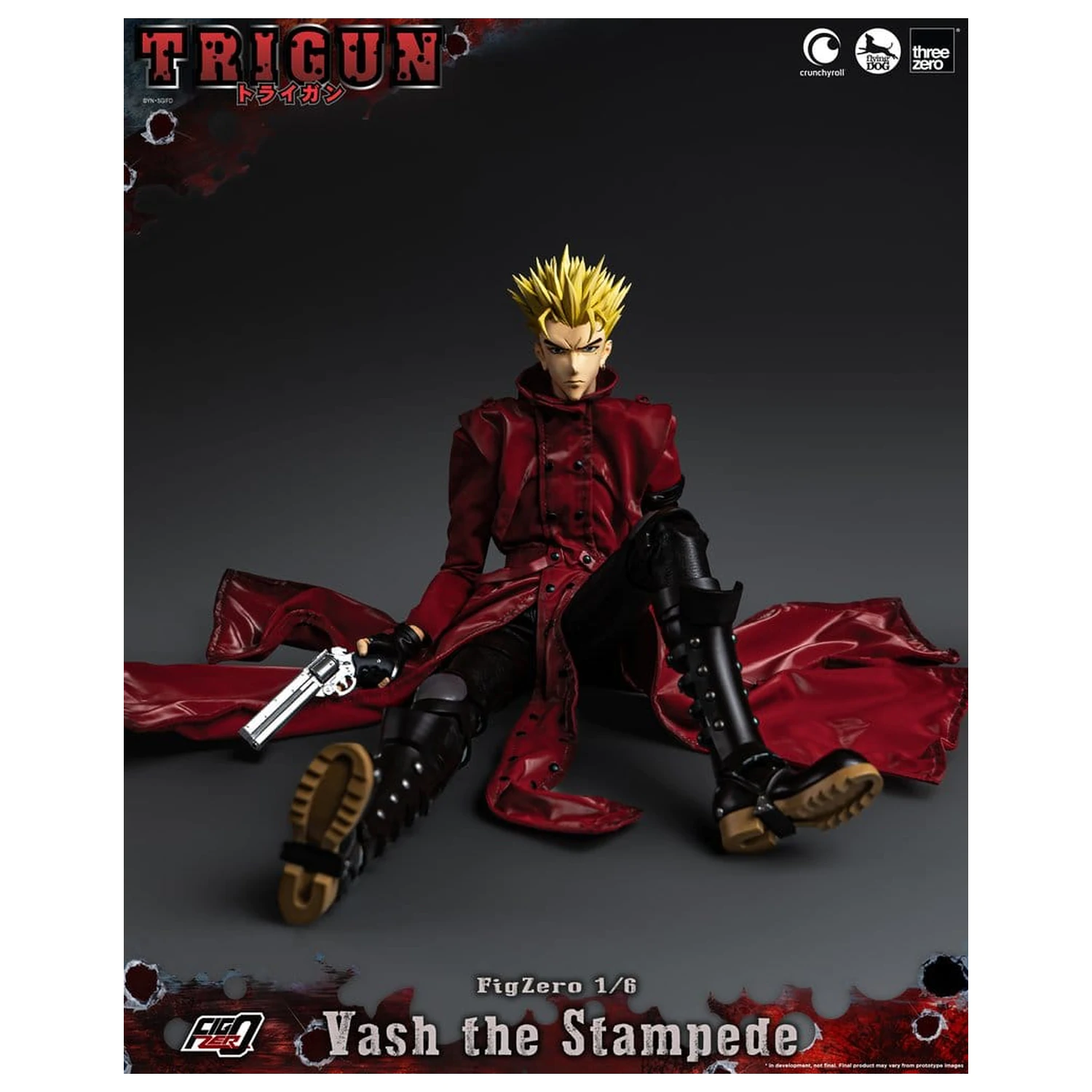 Figurina de actiune Trigun FigZero 1/6 Vash the Stampede 31 cm poza produsului