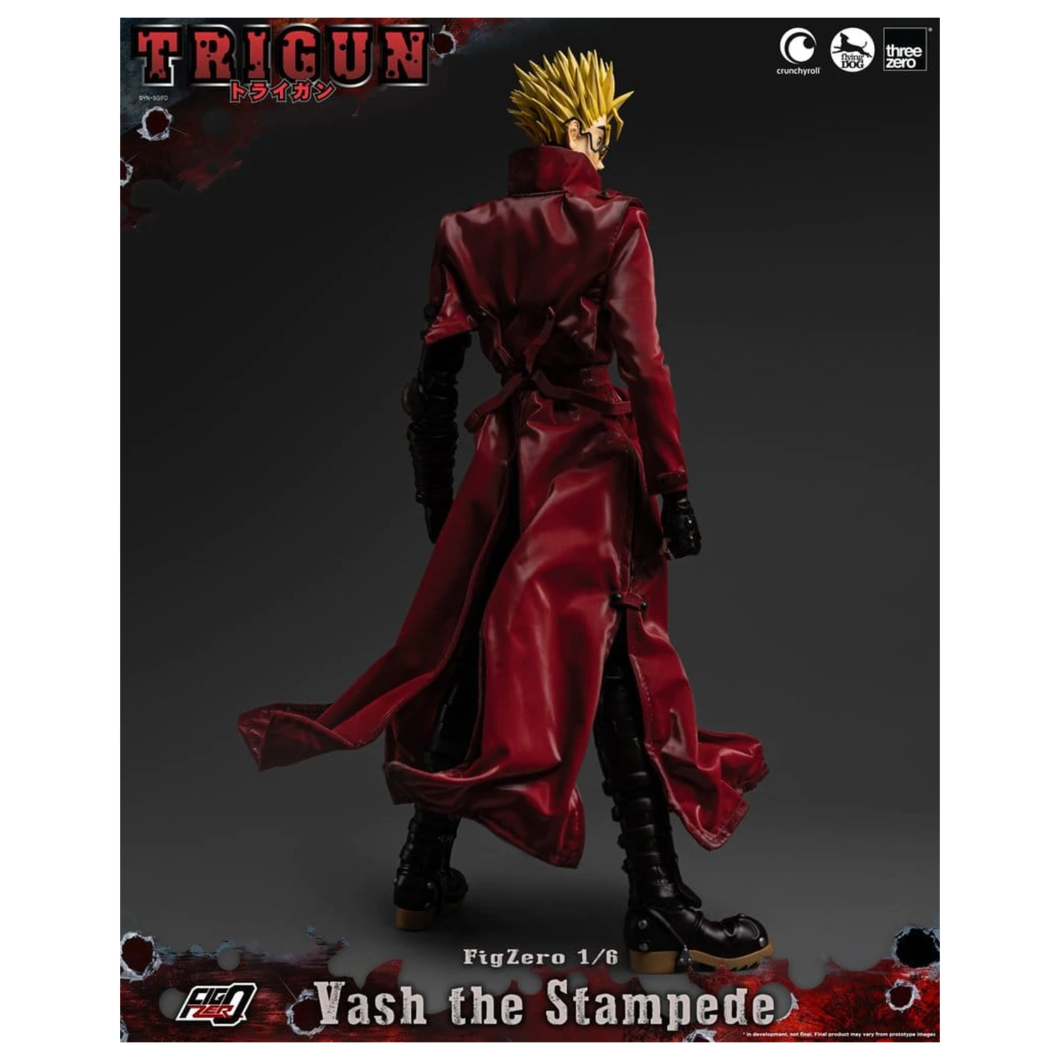 Figurina de actiune Trigun FigZero 1/6 Vash the Stampede 31 cm poza produsului