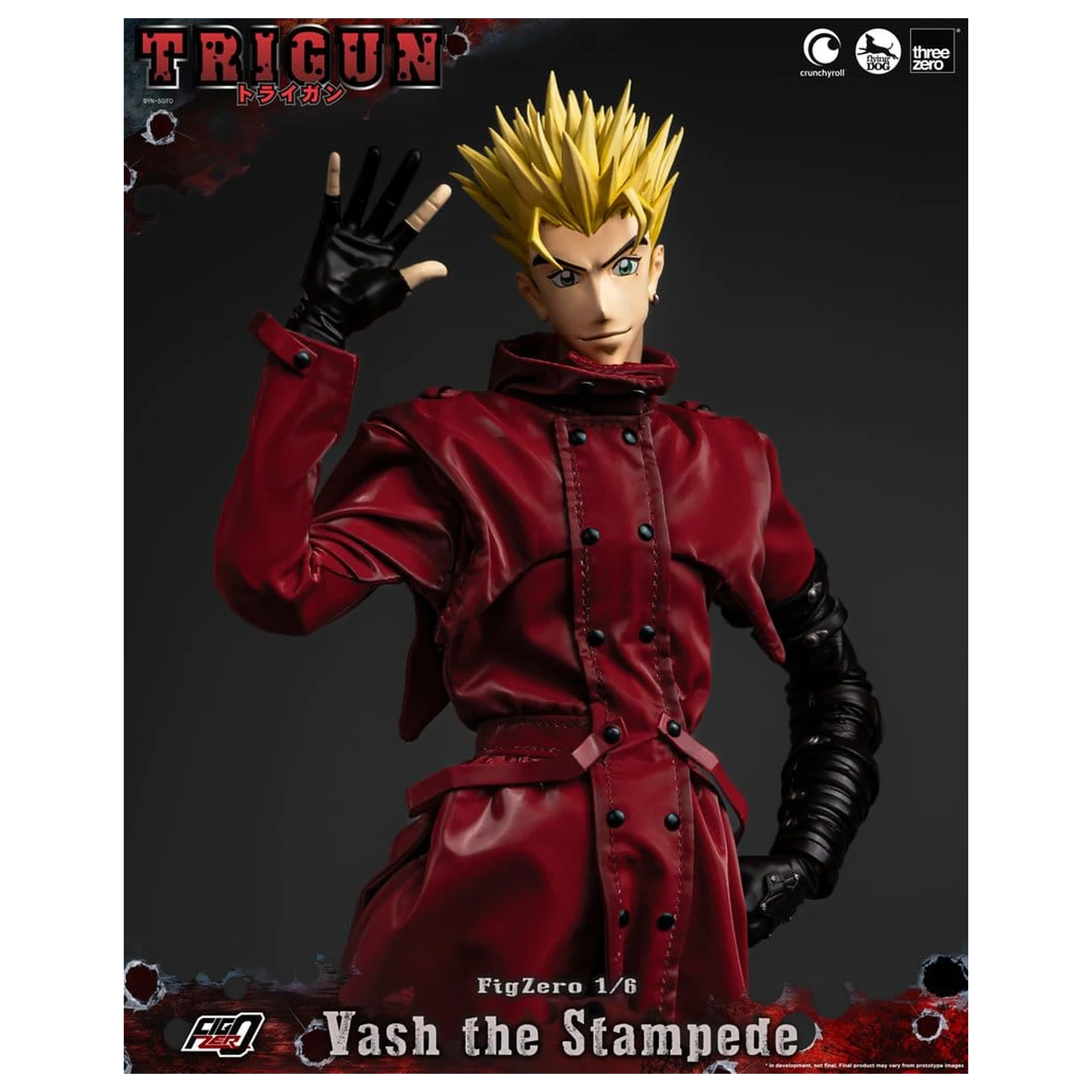 Figurina de actiune Trigun FigZero 1/6 Vash the Stampede 31 cm poza produsului