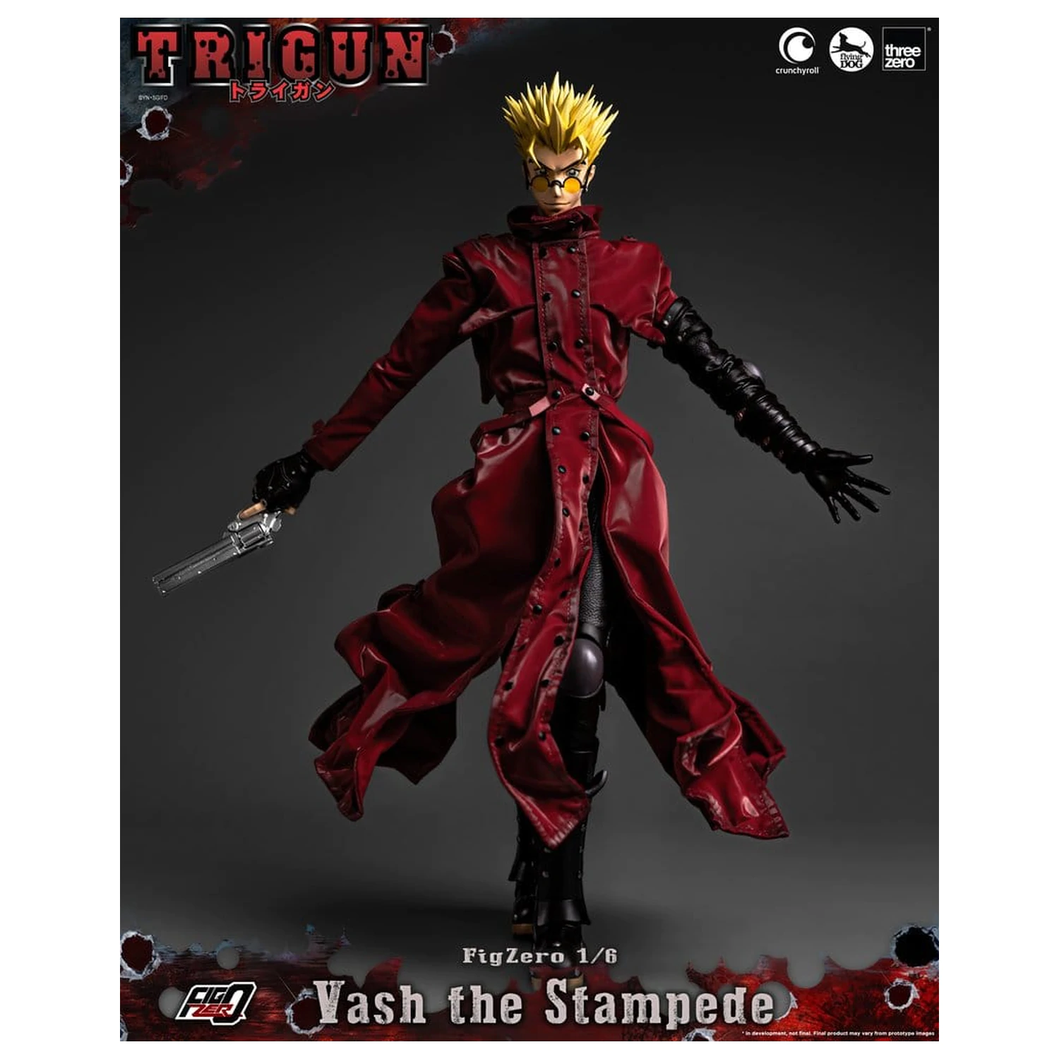 Figurina de actiune Trigun FigZero 1/6 Vash the Stampede 31 cm poza produsului