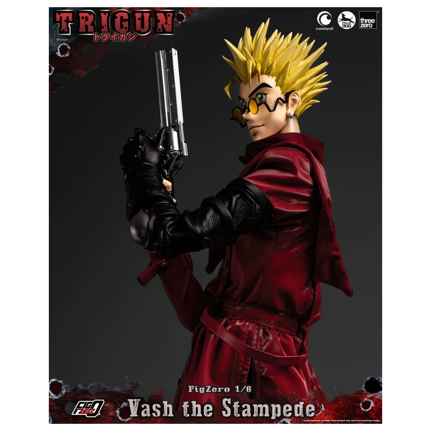 Figurina de actiune Trigun FigZero 1/6 Vash the Stampede 31 cm poza produsului