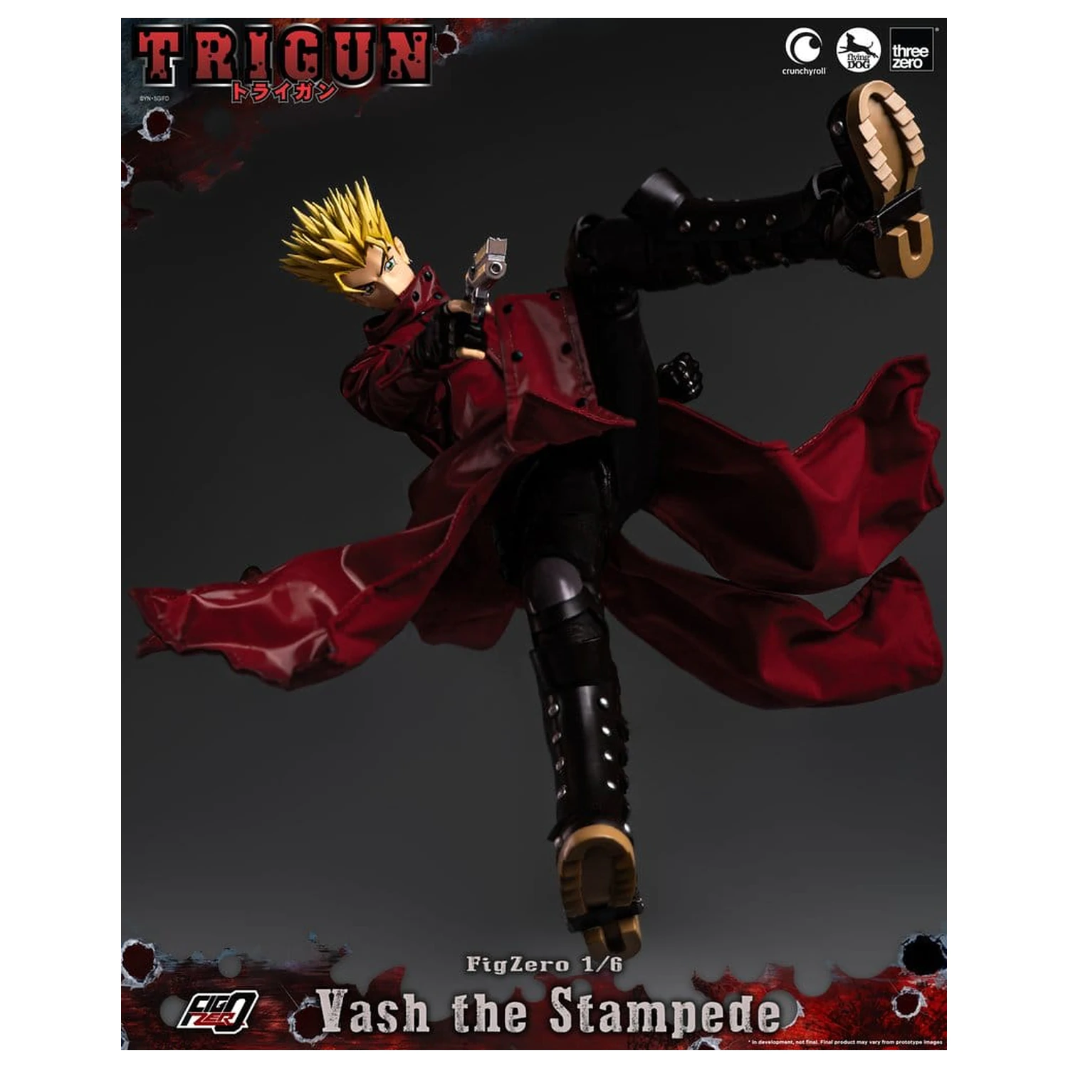 Figurina de actiune Trigun FigZero 1/6 Vash the Stampede 31 cm poza produsului
