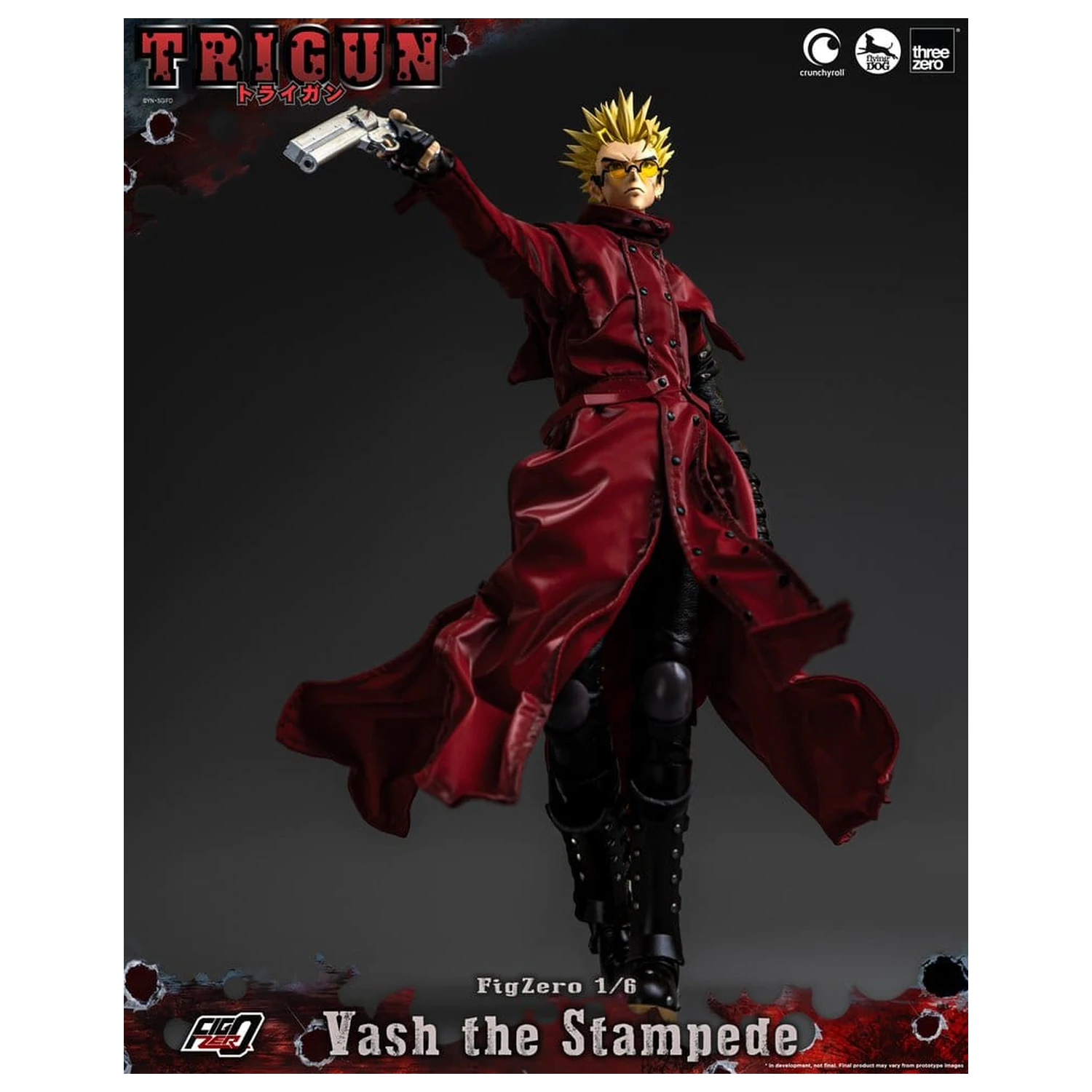 Figurina de actiune Trigun FigZero 1/6 Vash the Stampede 31 cm poza produsului