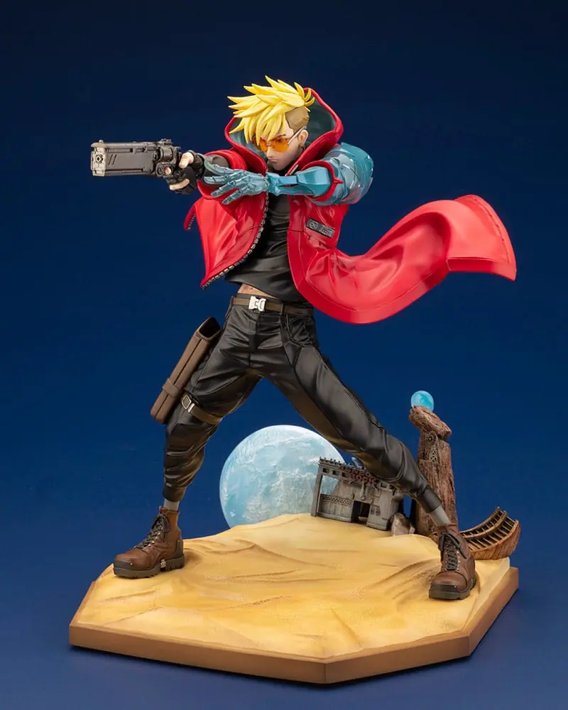 Trigun Stampede ARTFX J Statuie 1/8 Vash The Stampede 22 cm poza produsului