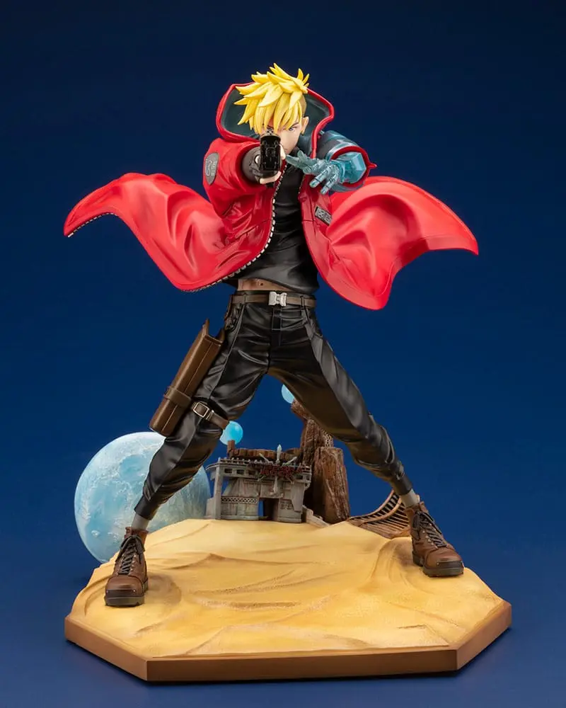 Trigun Stampede ARTFX J Statuie 1/8 Vash The Stampede 22 cm poza produsului