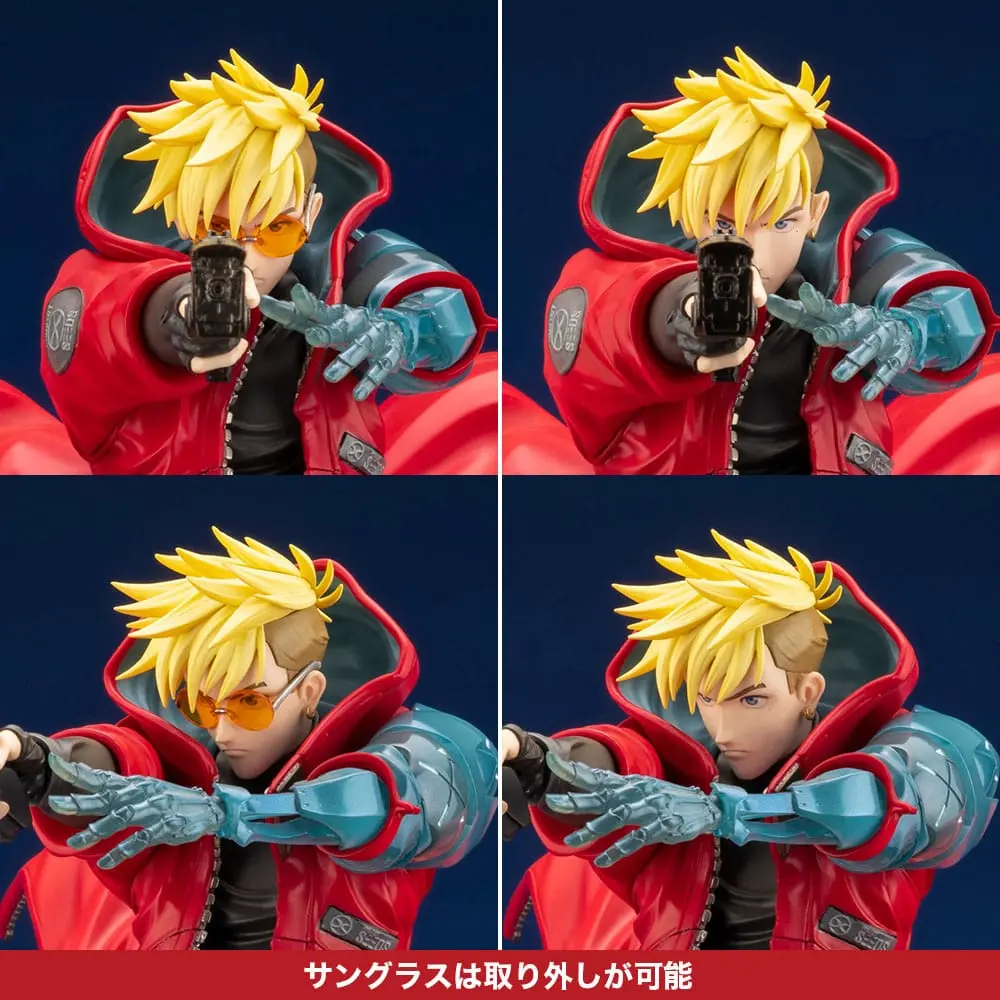 Trigun Stampede ARTFX J Statuie 1/8 Vash The Stampede 22 cm poza produsului