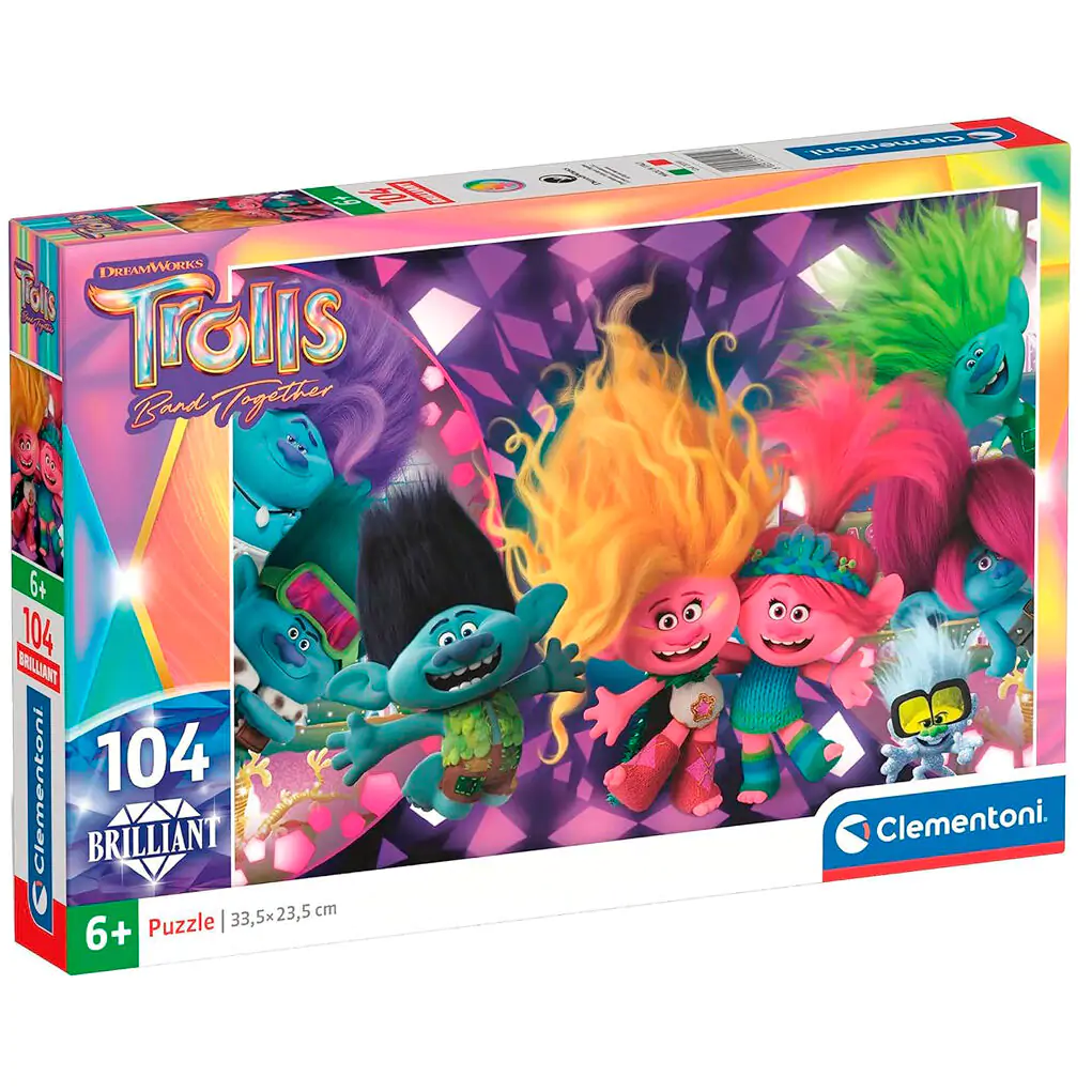 Trolls puzzle 104 piese poza produsului