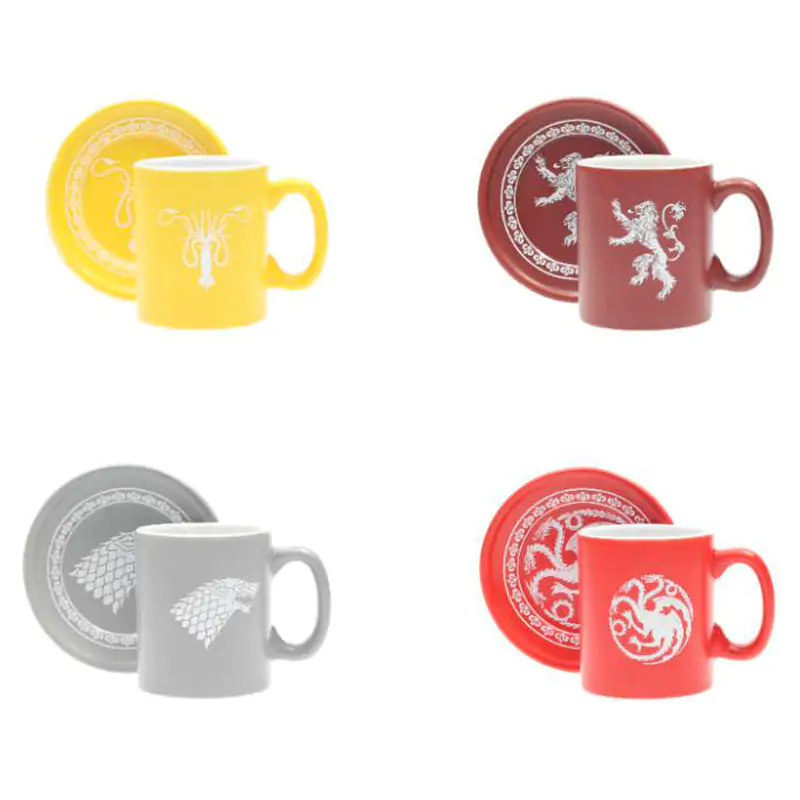 Game of Thrones emblems 4 mini căni espresso set poza produsului