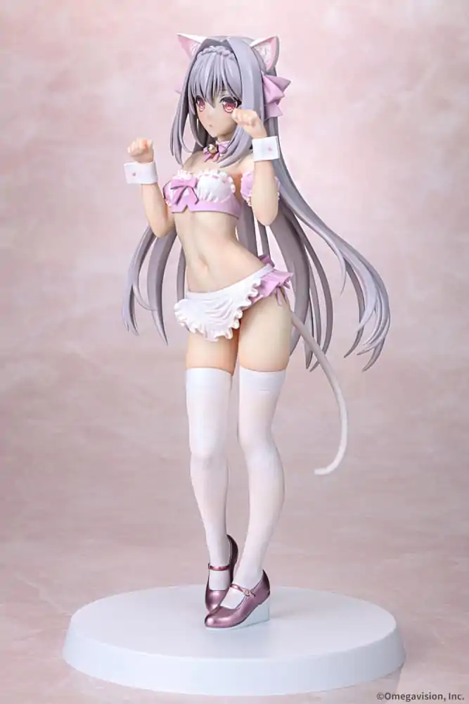 Tsuki ni Yorisou Otome no Sahou statuie PVC 1/6 Luna Sakurakouji Cat Maid Sakura Color Ver. 26 cm poza produsului